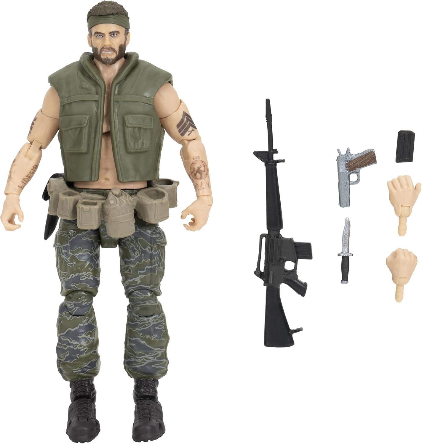 image:imageCall of Duty Frank Woods Hardened Edition 65inch Articulated Figure with Swappable Hands and Weapon Accessories