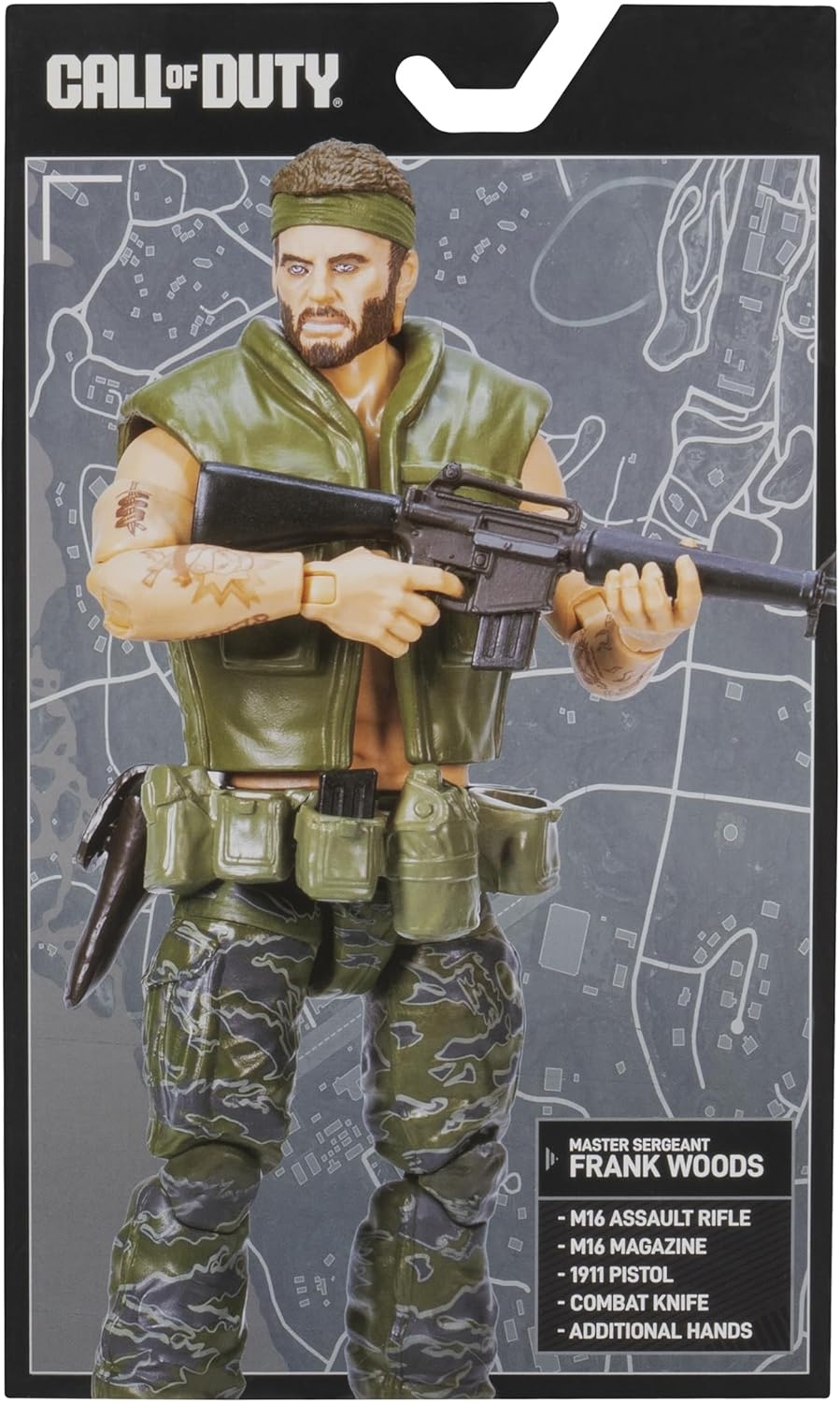 image:imageCall of Duty Frank Woods Hardened Edition 65inch Articulated Figure with Swappable Hands and Weapon Accessories