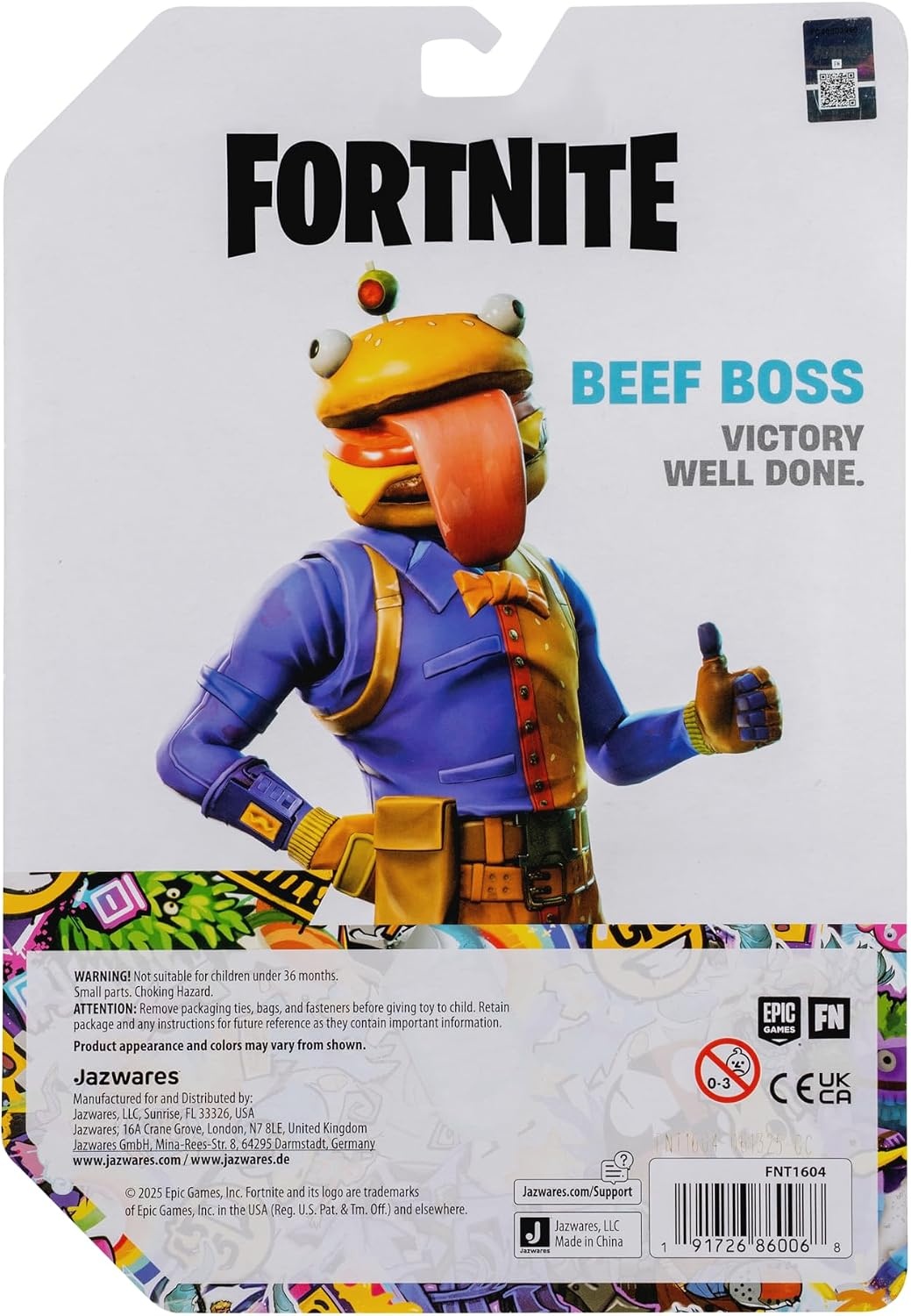 image:imageFortnite Legendary Wild Card 6inch Articulated Figure with Harvesting Tool Back Bling and Code for Bonus Virtual ItemBeef Boss
