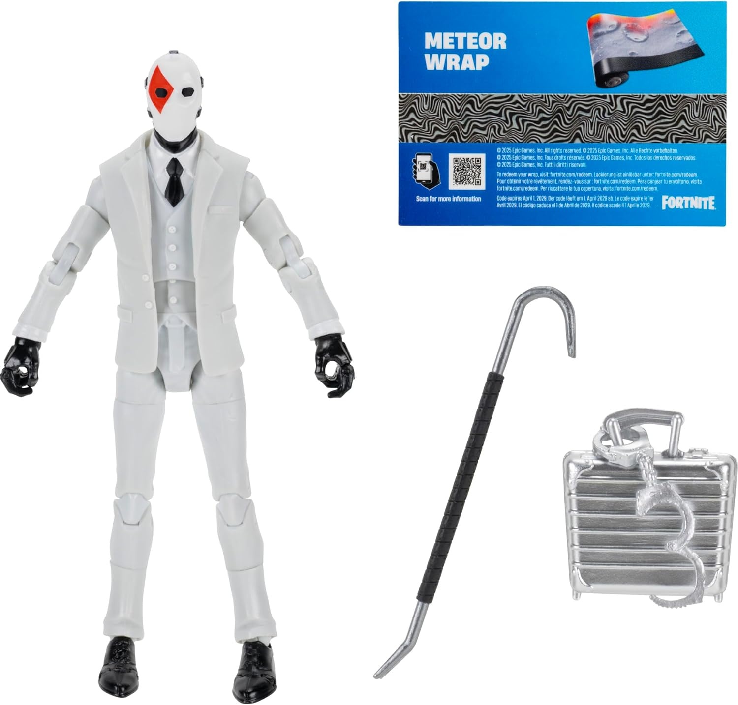 image:imageFortnite Legendary Wild Card 6inch Articulated Figure with Harvesting Tool Back Bling and Code for Bonus Virtual ItemWild Card
