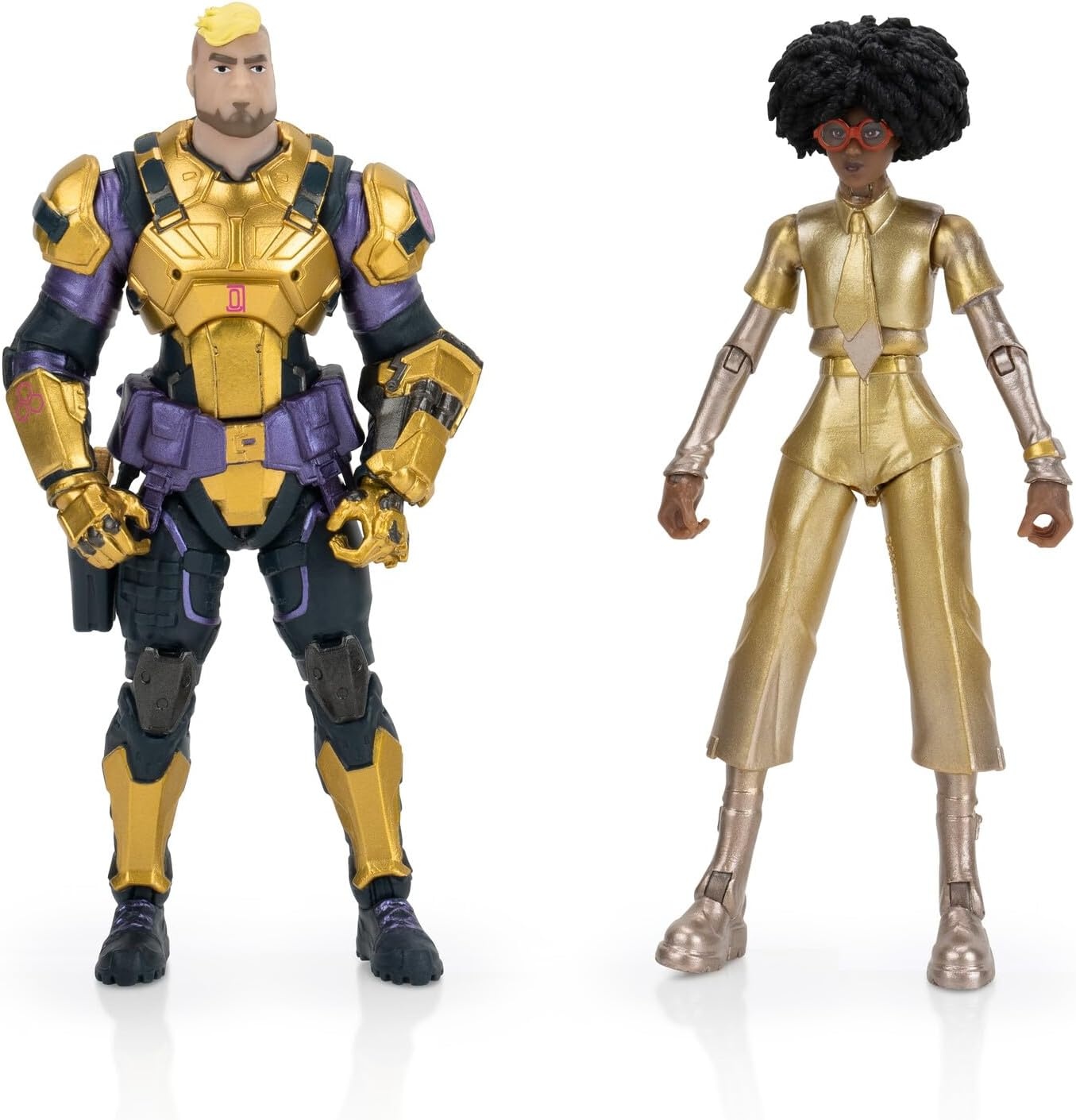 image:imageJazwares Fortnite Doctor Slone and Gunnar Battle Chest Two 4inch Figures with Accessories in Premium Packaging