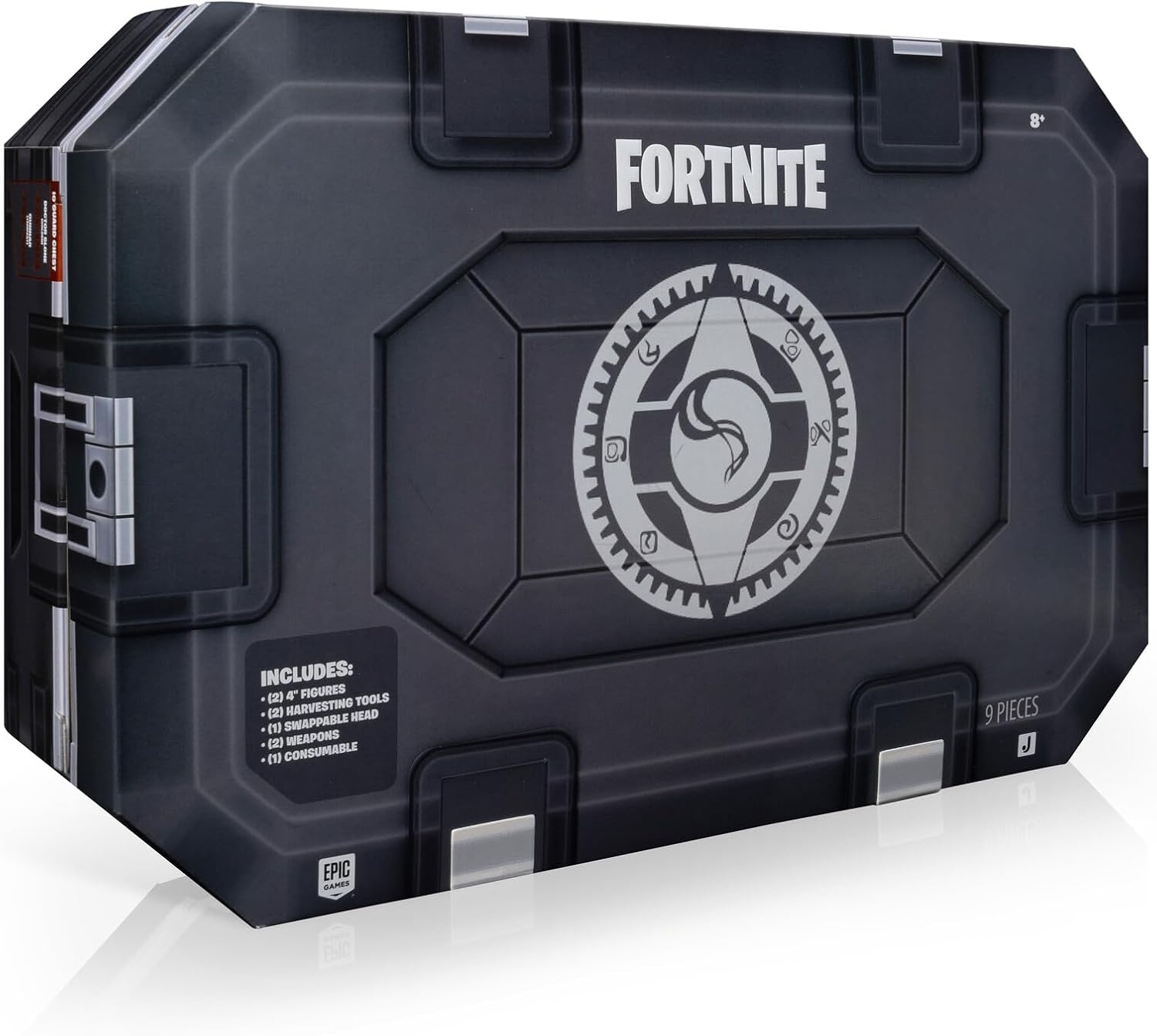 image:imageJazwares Fortnite Doctor Slone and Gunnar Battle Chest Two 4inch Figures with Accessories in Premium Packaging