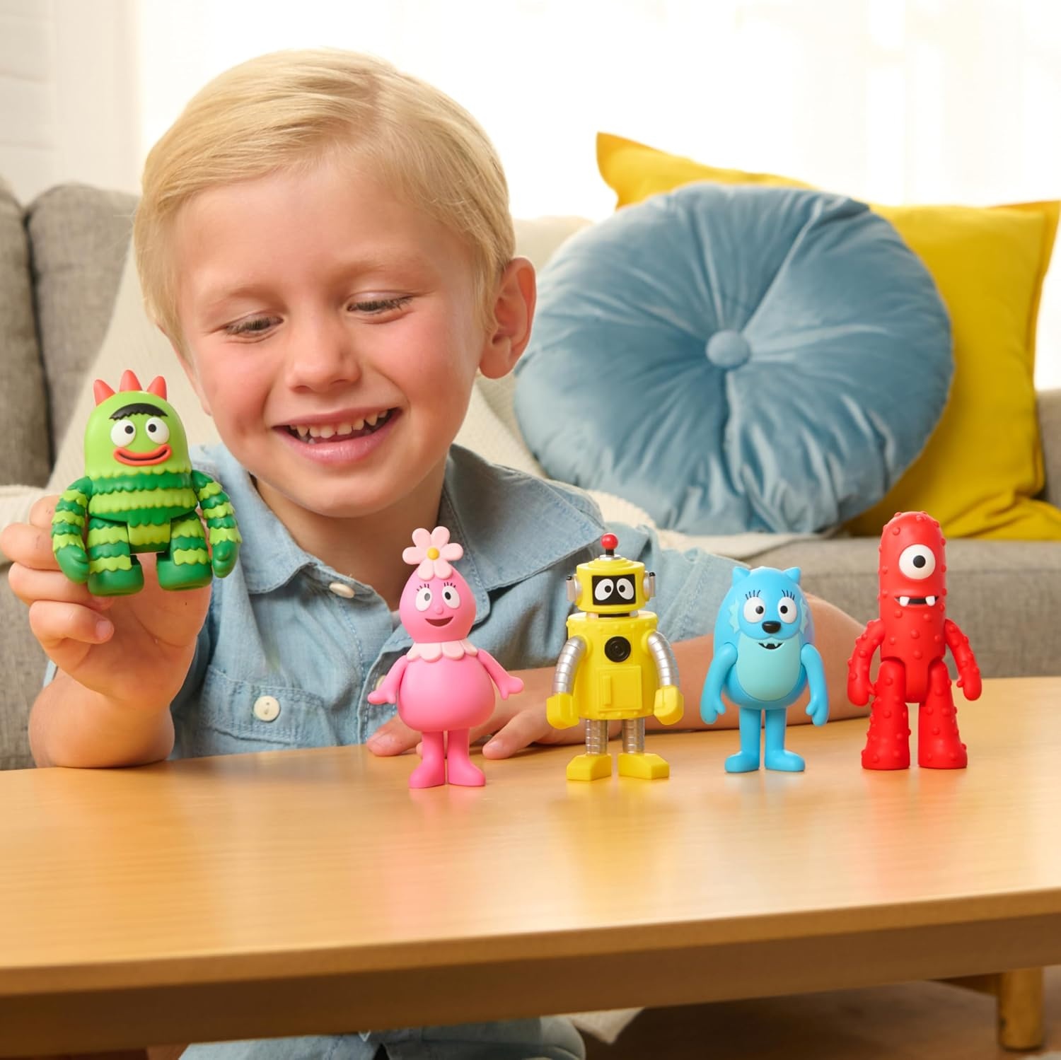 image:imageJazwares Yo Gabba Gabba Friends Includes Articulated FiguresMuno Foofa Plex Toodee amp Brobee Toys for Kids and Preschoolers Ages 3