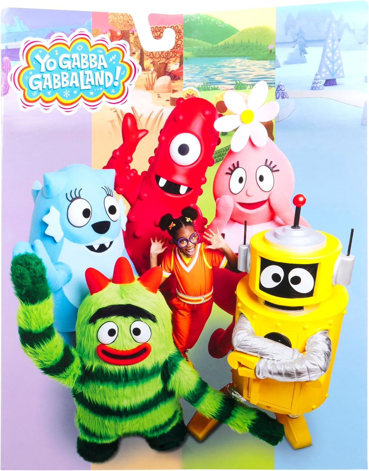 image:imageJazwares Yo Gabba Gabba Friends Includes Articulated FiguresMuno Foofa Plex Toodee amp Brobee Toys for Kids and Preschoolers Ages 3