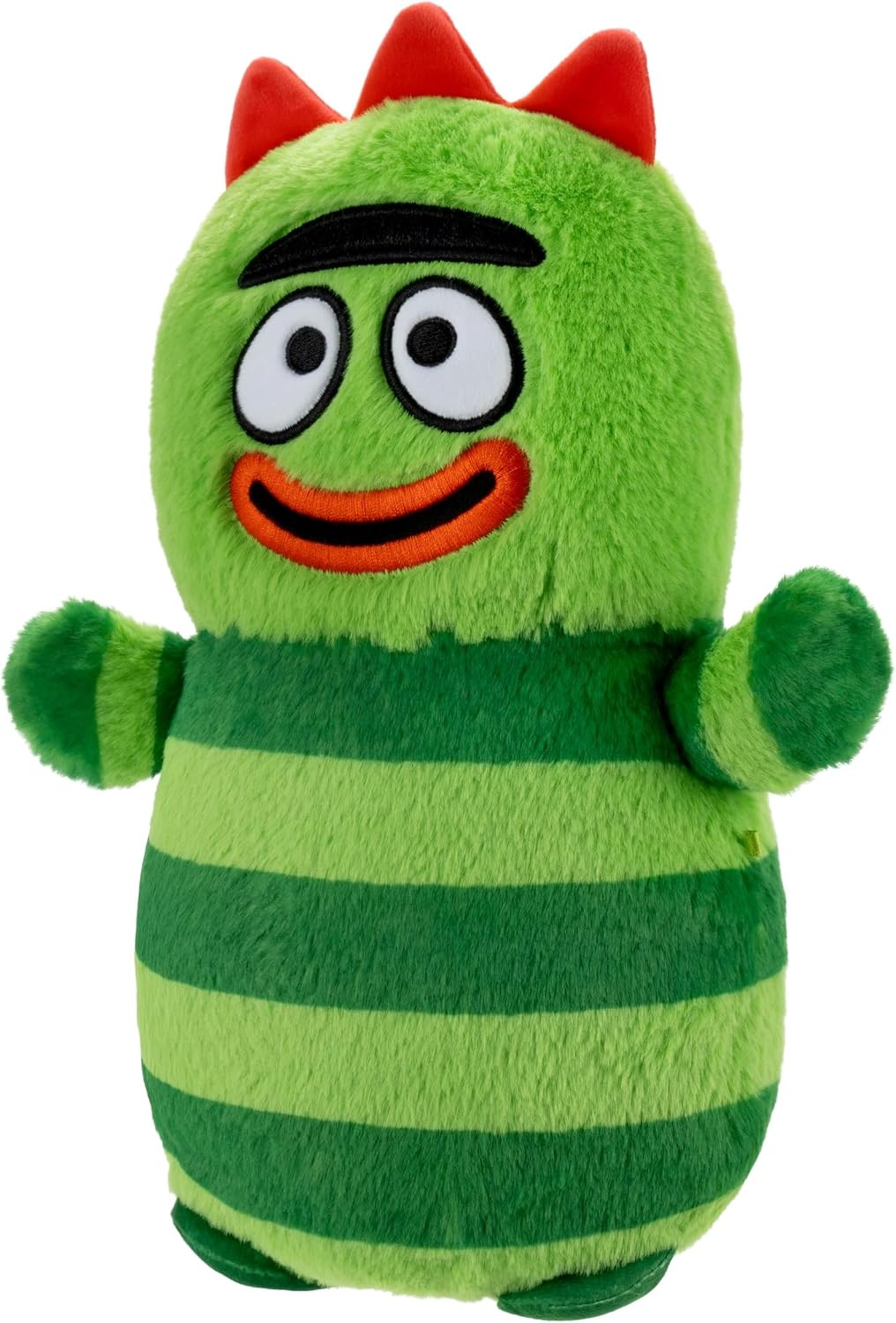 image:imageSquishmallows Original Yo Gabba Gabba 10in Plex HugMees Ultrasoft Official Jazwares Plush MediumSizedBrobee