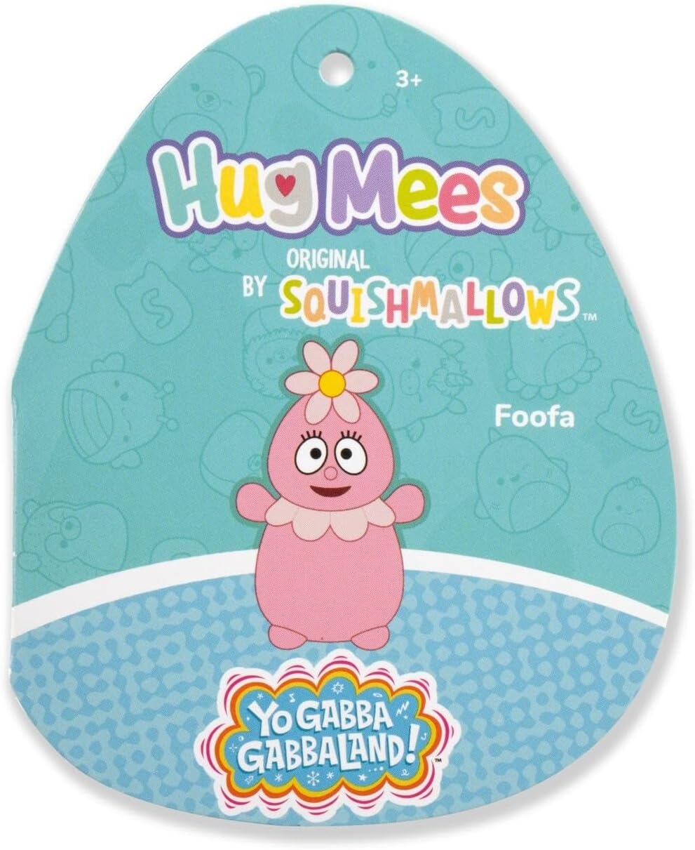 image:imageSquishmallows Original Yo Gabba Gabba 10in Plex HugMees Ultrasoft Official Jazwares Plush MediumSizedFoofa
