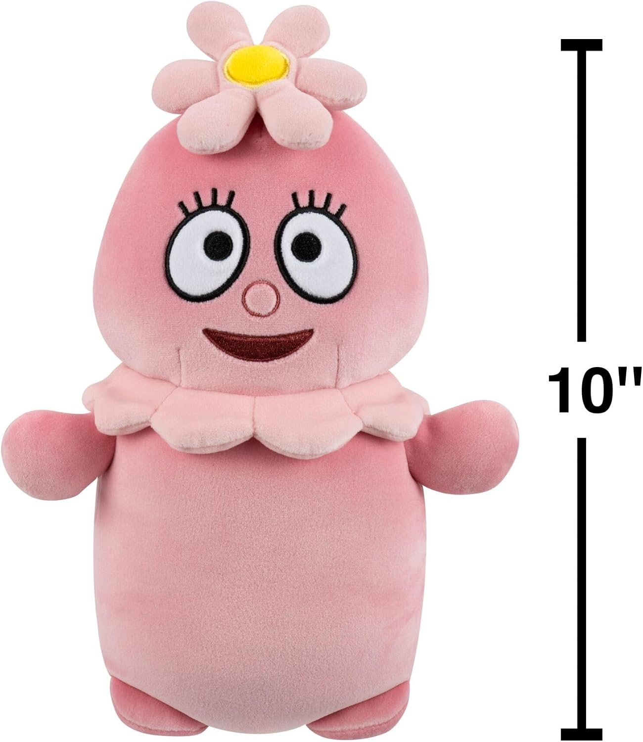 image:imageSquishmallows Original Yo Gabba Gabba 10in Plex HugMees Ultrasoft Official Jazwares Plush MediumSizedFoofa