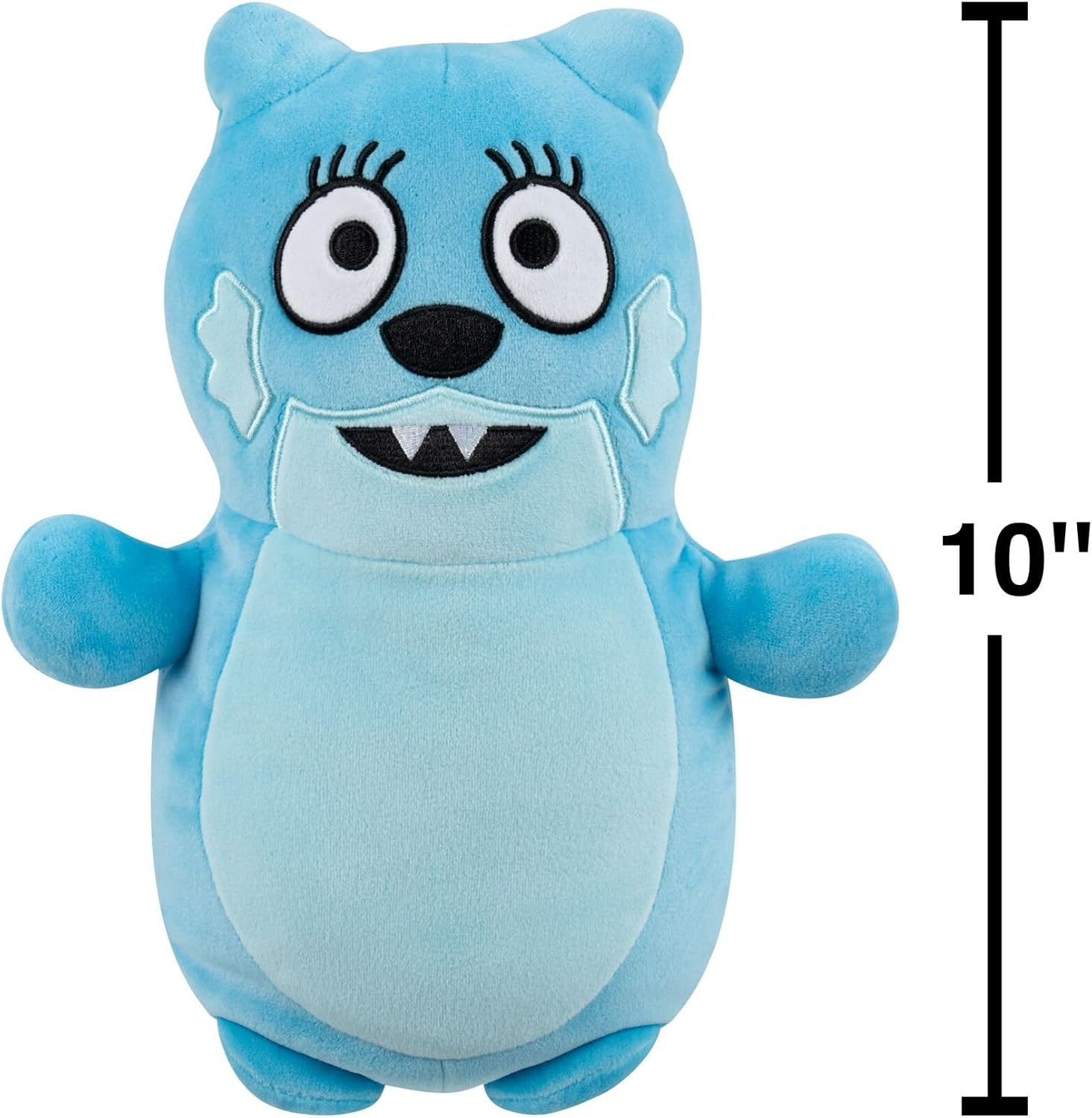 image:imageSquishmallows Original Yo Gabba Gabba 10in Plex HugMees Ultrasoft Official Jazwares Plush MediumSizedToodee