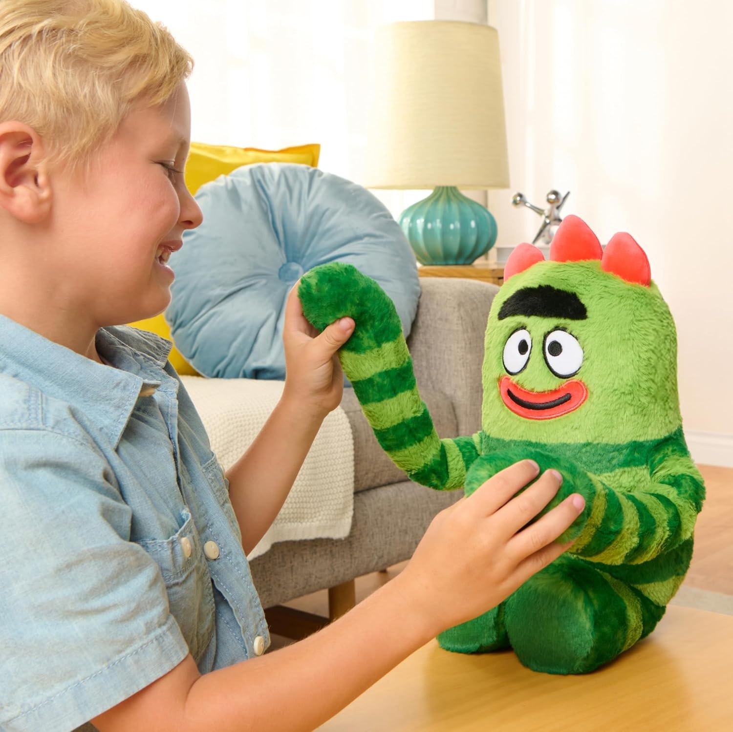 image:imageYo Gabba Gabba Dancey Dance Brobee 10 Sounds amp Phrases 3 Favorite Song Clips Dance with Brobee Toys for Kids and Preschoolers Ages 3