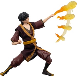 image:imageAvatar The Last Airbender Zuko Book Three  65Inch Scale Figure with Alternate Faceplate Swappable Hands and Fire Bending EffectZuko