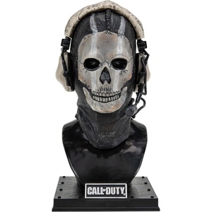 image:imageCall of Duty Ghost Bust Statue  8inch Bust Statue Including Mask Decorative Headphones and Weighted Display Stand