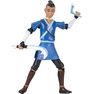 image:imageJazwares Avatar The Last Airbender Avatar Aang Book One  45Inch Scale Figure with Staff Air Effects and Battle ActionsSokka Book One