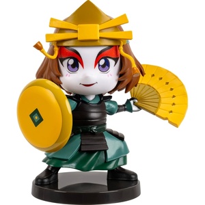 image:imageJazwares Avatar The Last Airbender Suki  4Inch Mini Figure in Kawaii Style in Dynamic Pose with Display BaseSuki