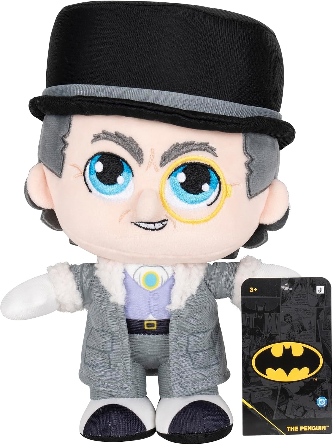 image:imageDC Batman Plush 8Inch Stuffed Collectible Super Hero Toy from Warner Bros Officially Licensed Ages 3The Penguin