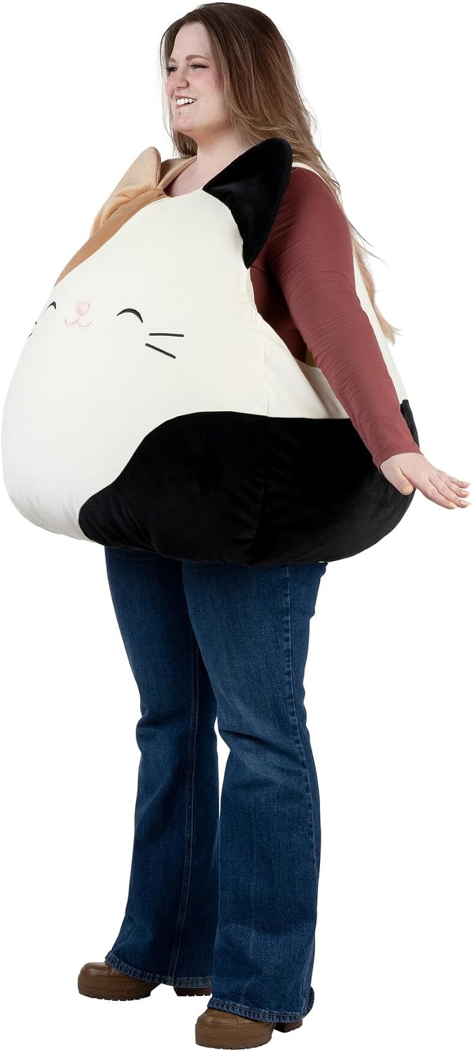 image:imageJazwares Adult Squishmallow Cam the Cat Costume Plush Calico Cat Vest for Halloween and Cosplay One SizeAdult 1618