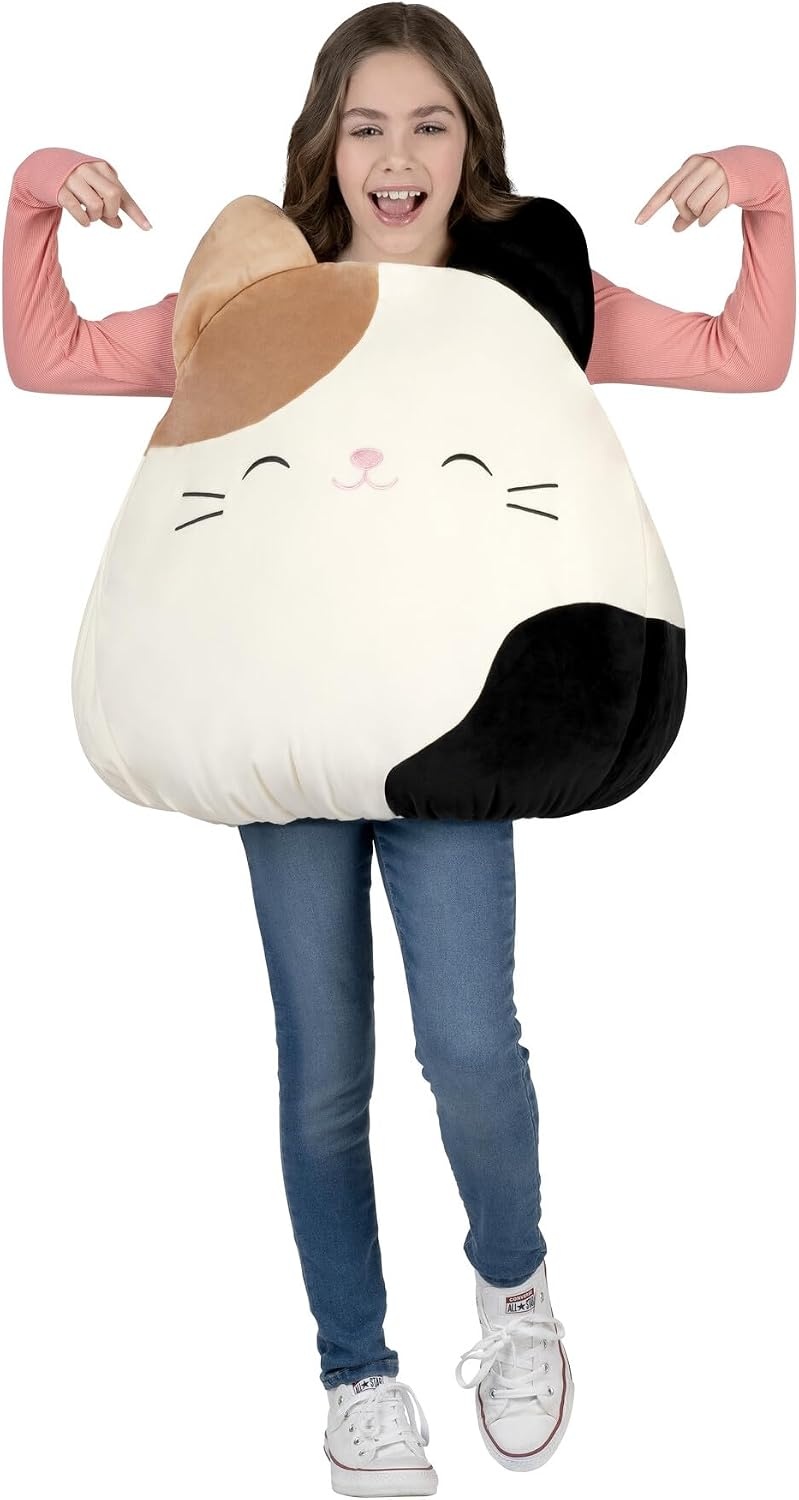 image:imageJazwares Adult Squishmallow Cam the Cat Costume Plush Calico Cat Vest for Halloween and Cosplay One SizeChild 1416