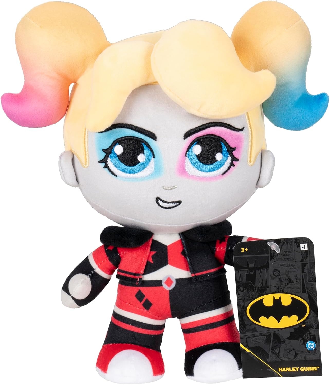 image:imageJazwares DC Harley Quinn Plush 8Inch Stuffed Collectible SuperVillain Toy from Warner Bros Officially Licensed Ages 3