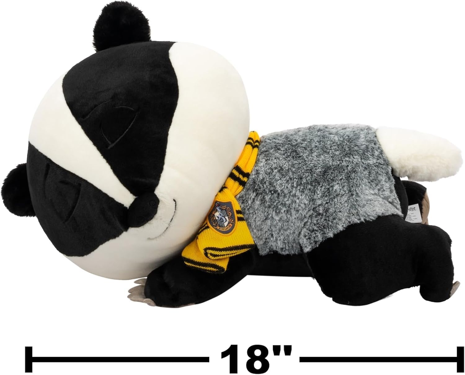 image:imageJazwares Harry Potter Ravenclaw Raven 18inch Sleeping Plush Ultrasoft Officially Licensed Warner Brothers Product Ages 2Hufflepuff Badger