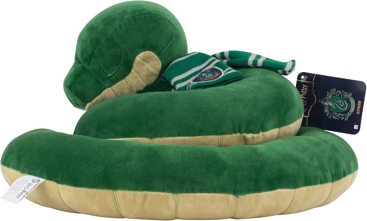 image:imageJazwares Harry Potter Ravenclaw Raven 18inch Sleeping Plush Ultrasoft Officially Licensed Warner Brothers Product Ages 2Slytherin Snake
