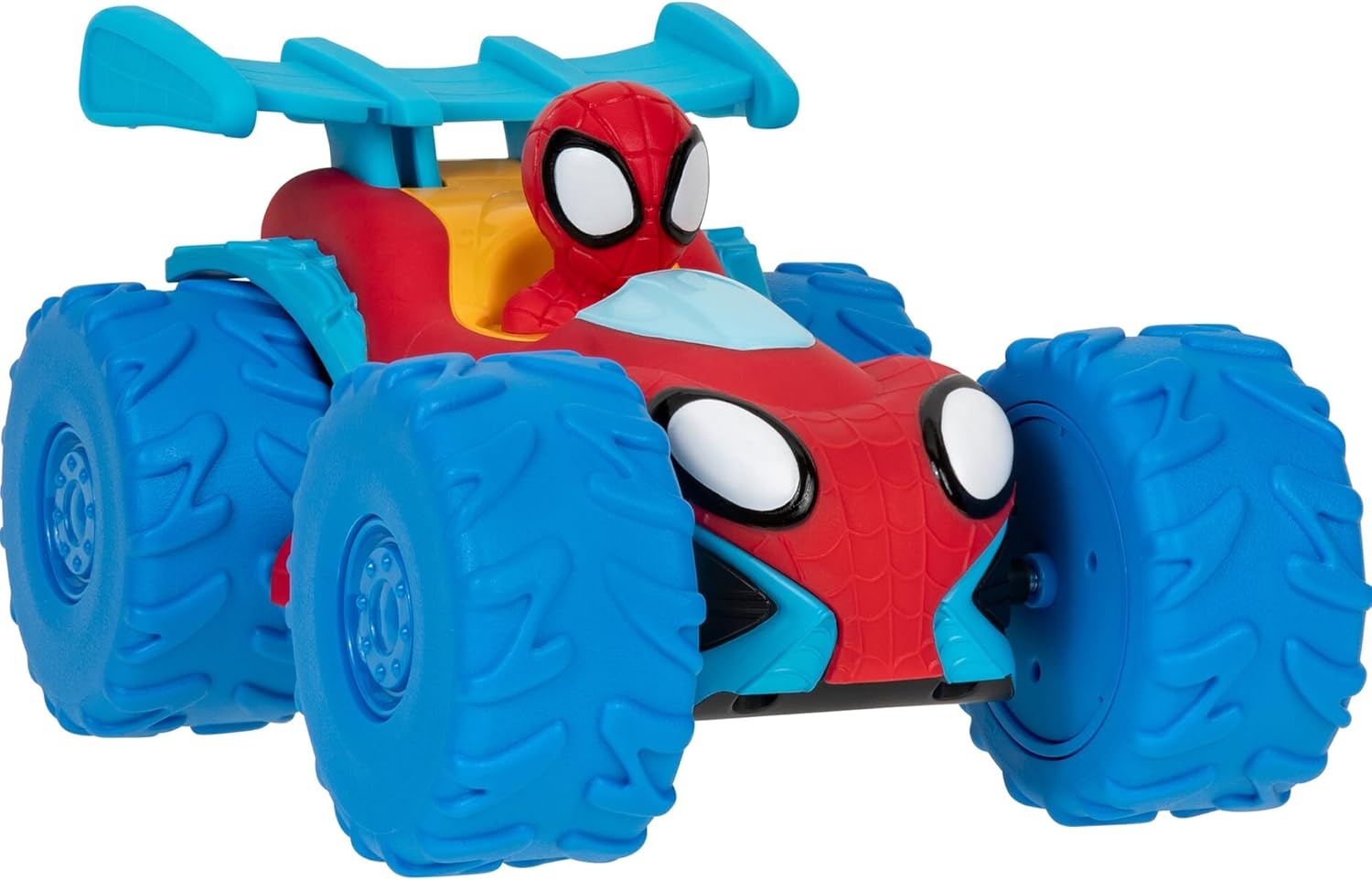 image:imageJazwares Marvel Spidey and His Amazing Friends Marvel Spidey Web Climber 7Inch Rev Up Motor Vehicle That Climbs Obstacles