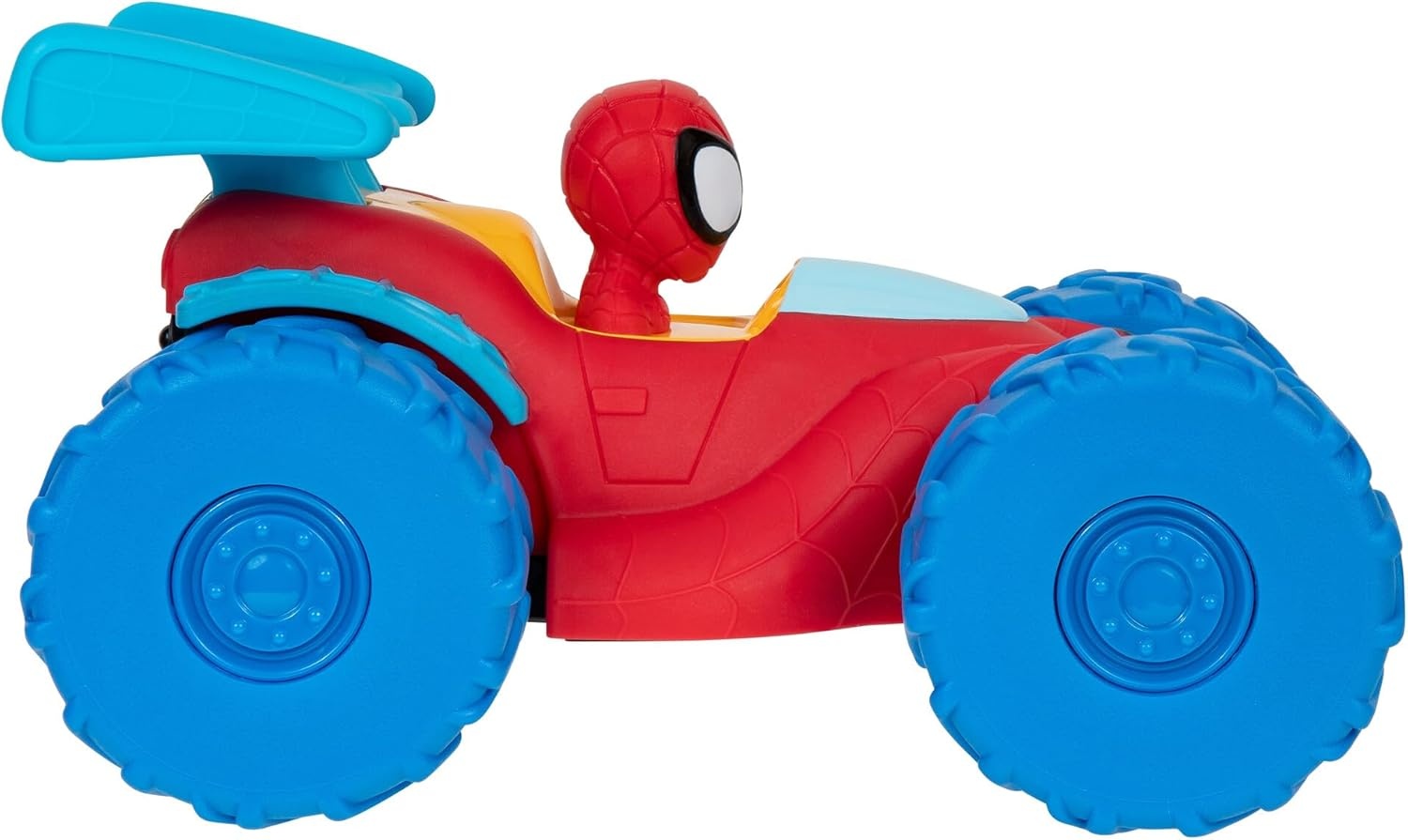 image:imageJazwares Marvel Spidey and His Amazing Friends Marvel Spidey Web Climber 7Inch Rev Up Motor Vehicle That Climbs Obstacles