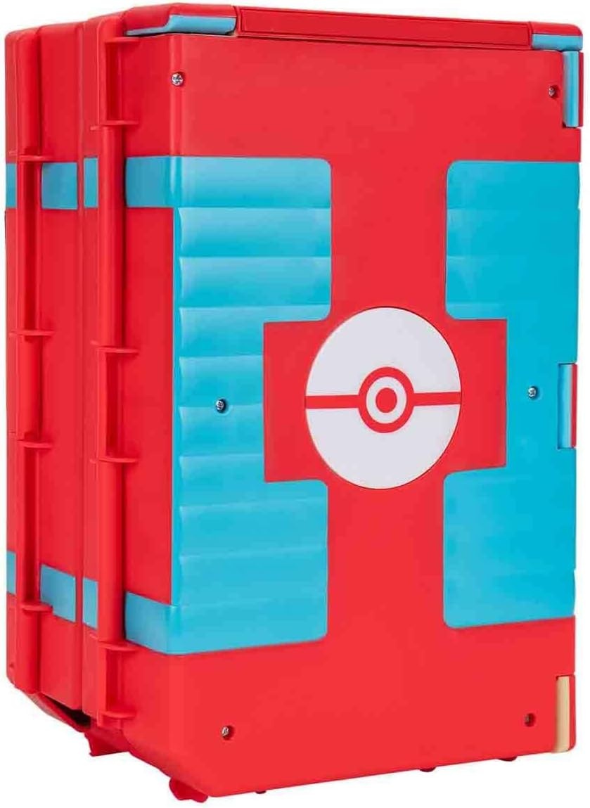 image:imageJazwares Pokmon Carry Case Beach Battle Playset Portable Transforming Backpack Playset with Action Features and 2inch Pikachu Battle Figure