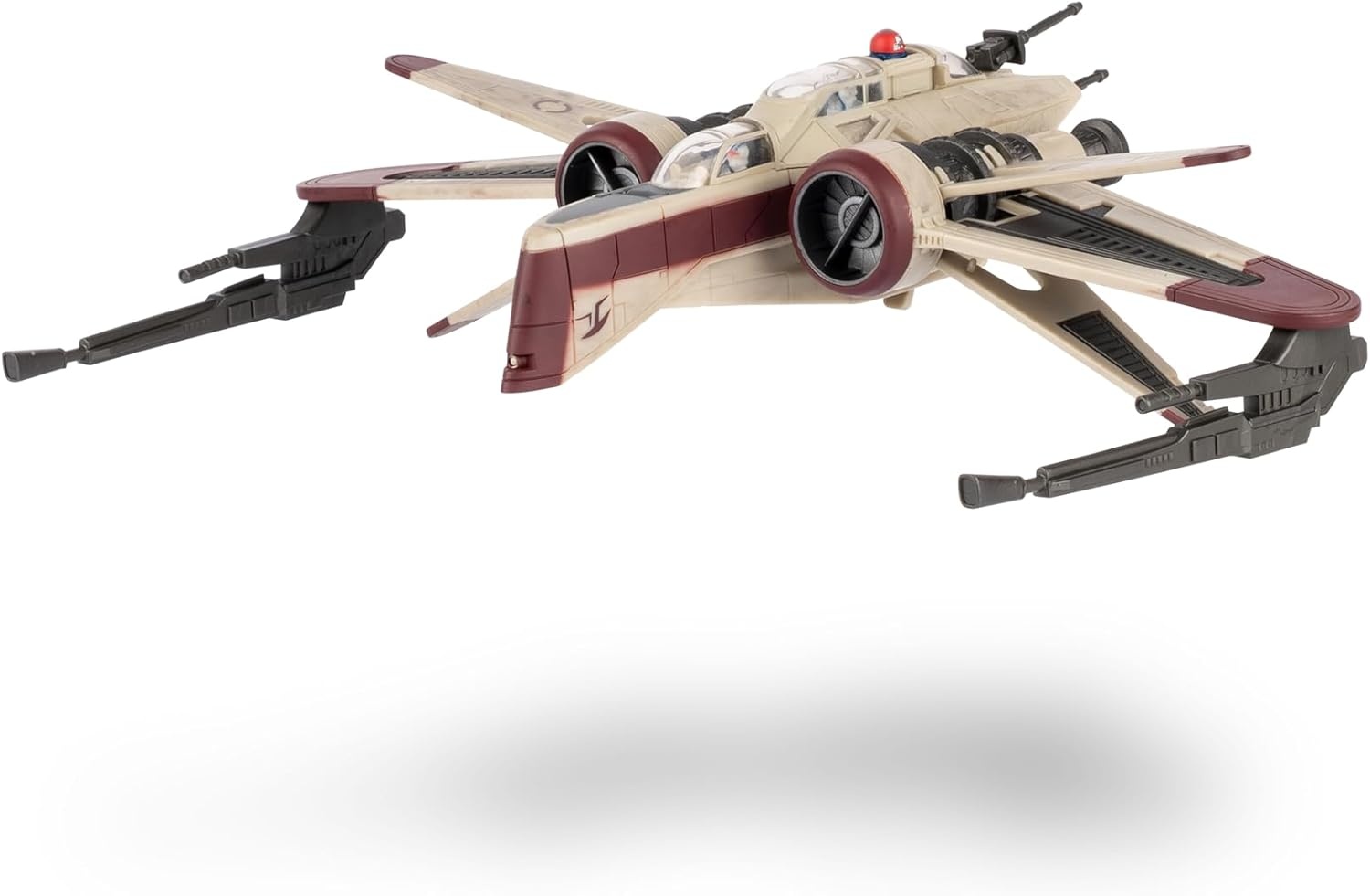 image:imageJazwares Star Wars Micro Galaxy Squadron ARC170 Starfighter 8Inch Vehicle with Three 1Inch Micro Figure AccessoriesARC170 Starfighter