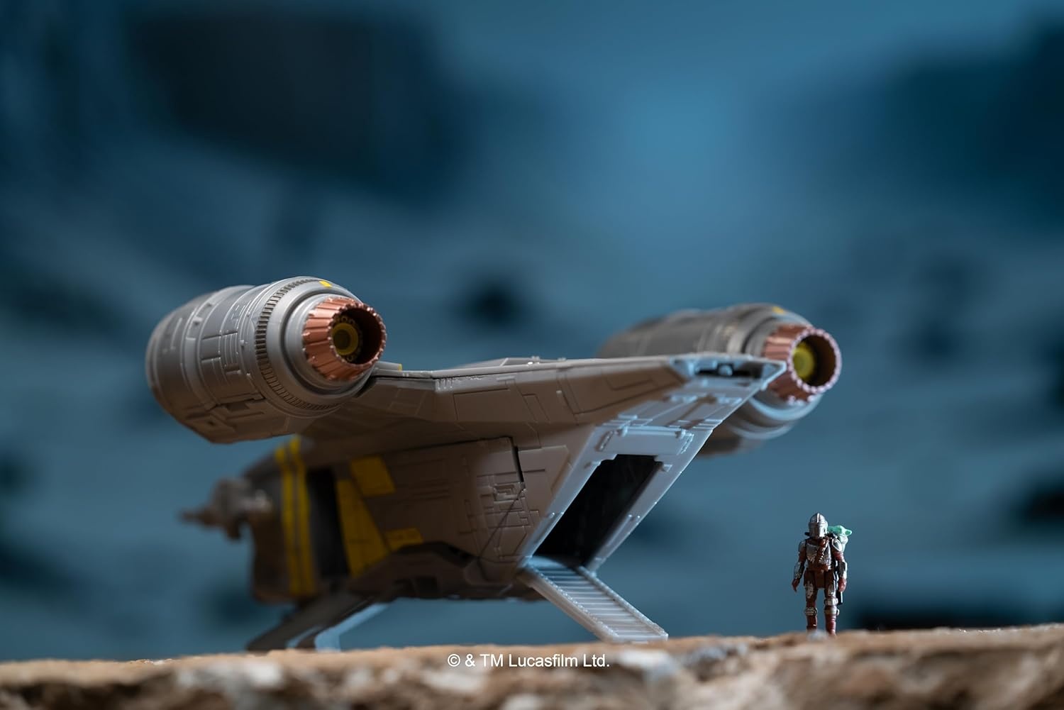 image:imageJazwares Star Wars Micro Galaxy Squadron ARC170 Starfighter 8Inch Vehicle with Three 1Inch Micro Figure AccessoriesRazor Crest