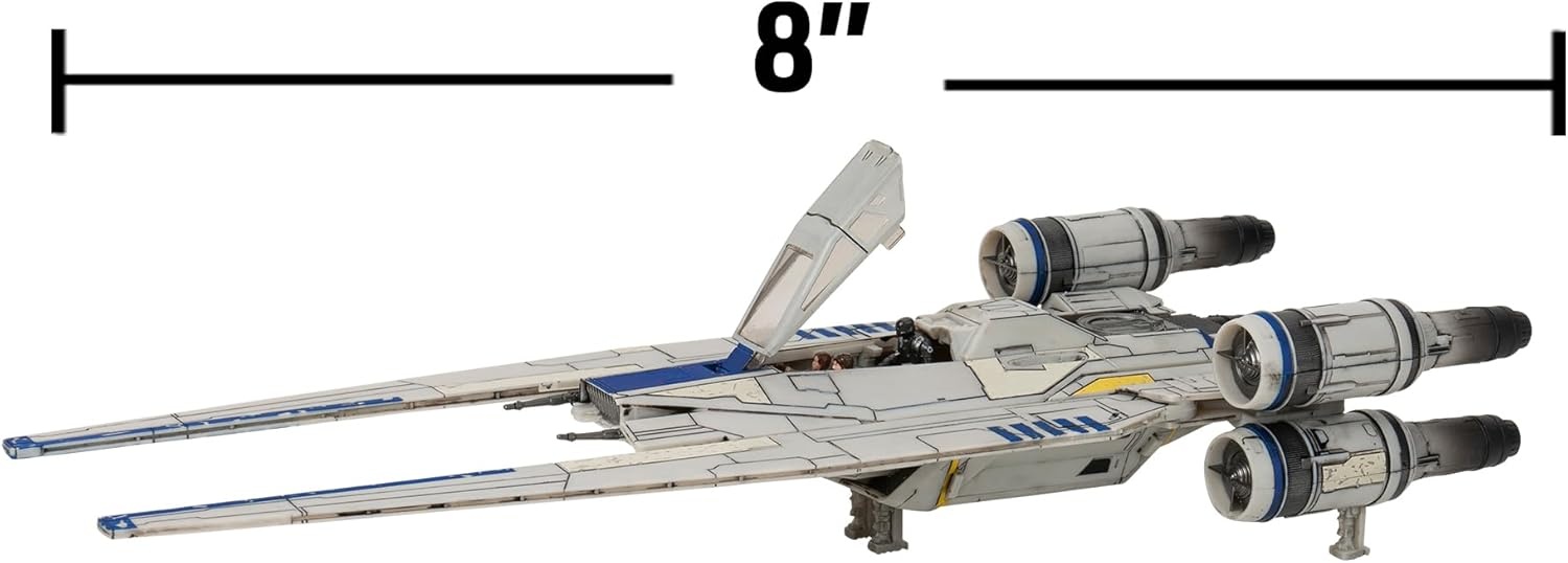 image:imageJazwares Star Wars Micro Galaxy Squadron ARC170 Starfighter 8Inch Vehicle with Three 1Inch Micro Figure AccessoriesUwing Starfighter