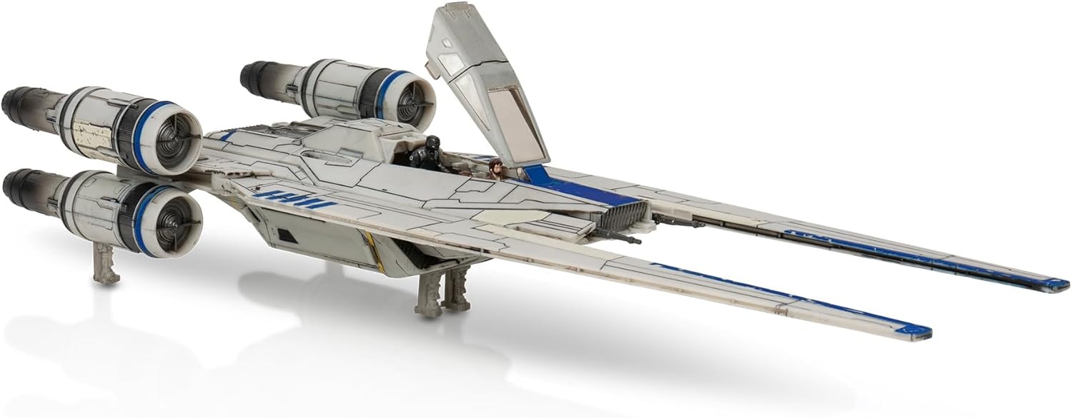 image:imageJazwares Star Wars Micro Galaxy Squadron ARC170 Starfighter 8Inch Vehicle with Three 1Inch Micro Figure AccessoriesUwing Starfighter