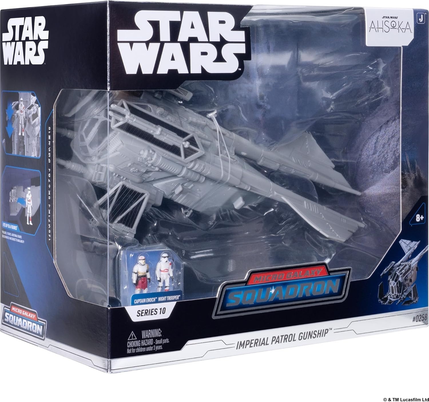 image:imageJazwares Star Wars Micro Galaxy Squadron ARC170 Starfighter 8Inch Vehicle with Three 1Inch Micro Figure AccessoriesVehicles