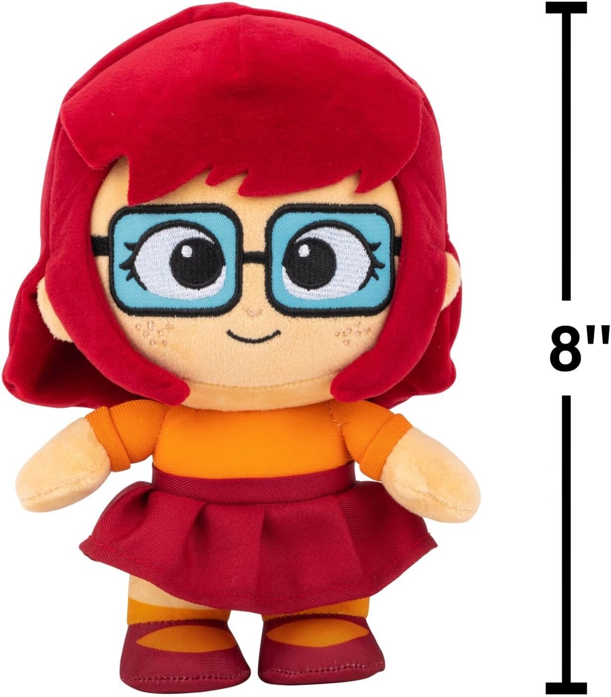image:imageJazwares Warner Bros 8Inch ScoobyDoo Plush SuperSoft and Huggable Plush Toy Official Licensed Plush for All AgesVelma
