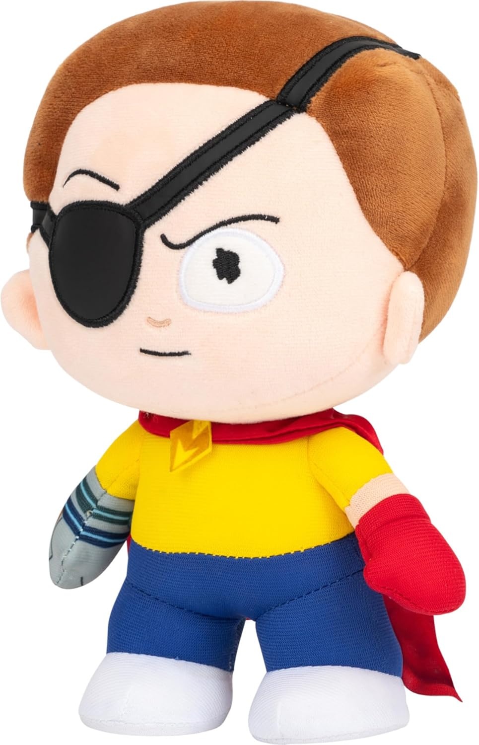 image:imageJazwares Warner Bros Discovery 8Inch Rick Plush from Rick and Morty SuperSoft and Huggable Plush Toy Official Licensed Plush for All AgesEvil Morty