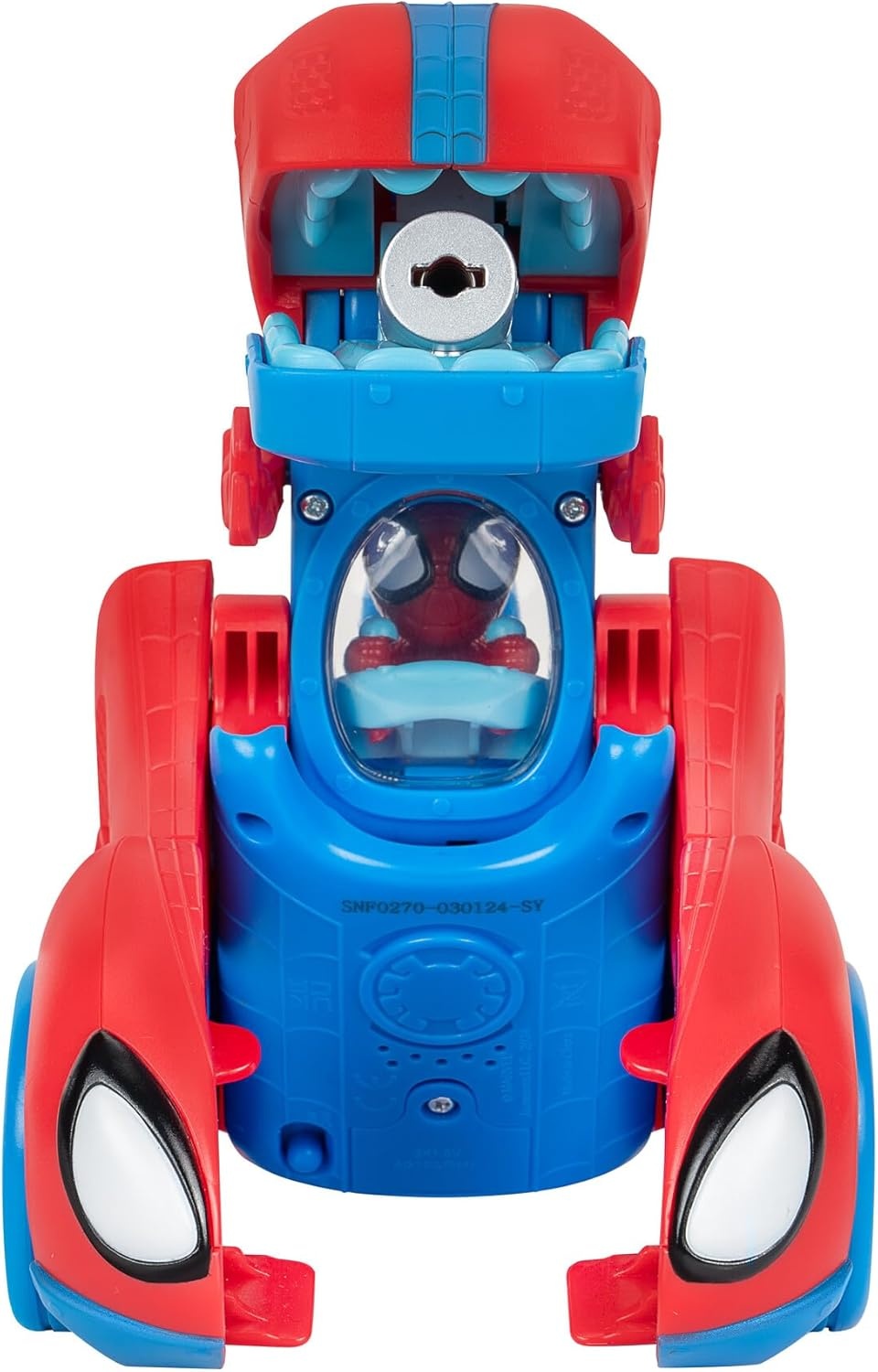 image:imageMARVEL Spidey and His Amazing Friends SpideyRex Racer 8Inch Vehicle with Sounds that Transforms from Vehicle Into Dinosaur