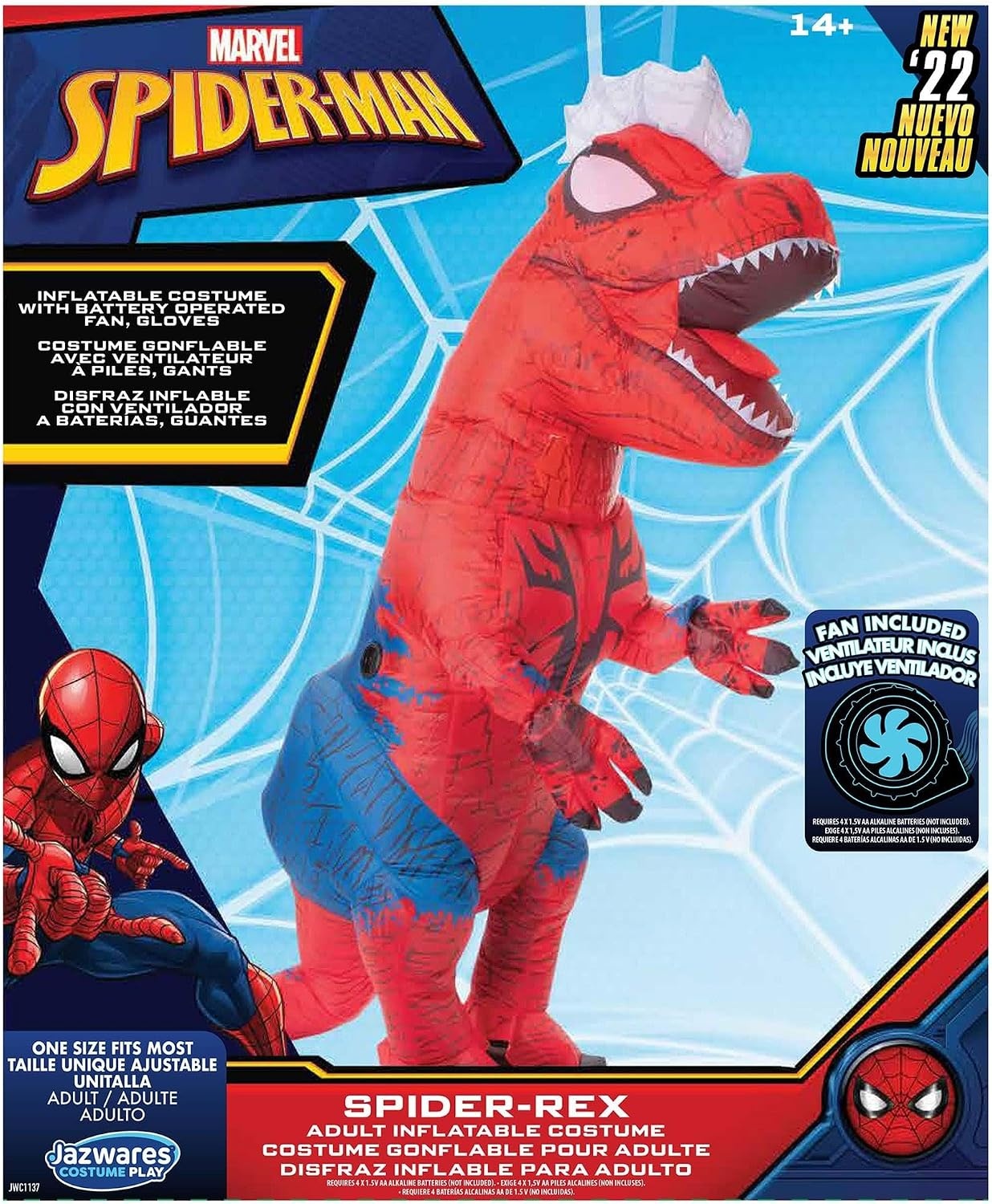 image:imageMarvel Inflatable Adult SpiderRex Costume SpiderMan Dinosaur Costume