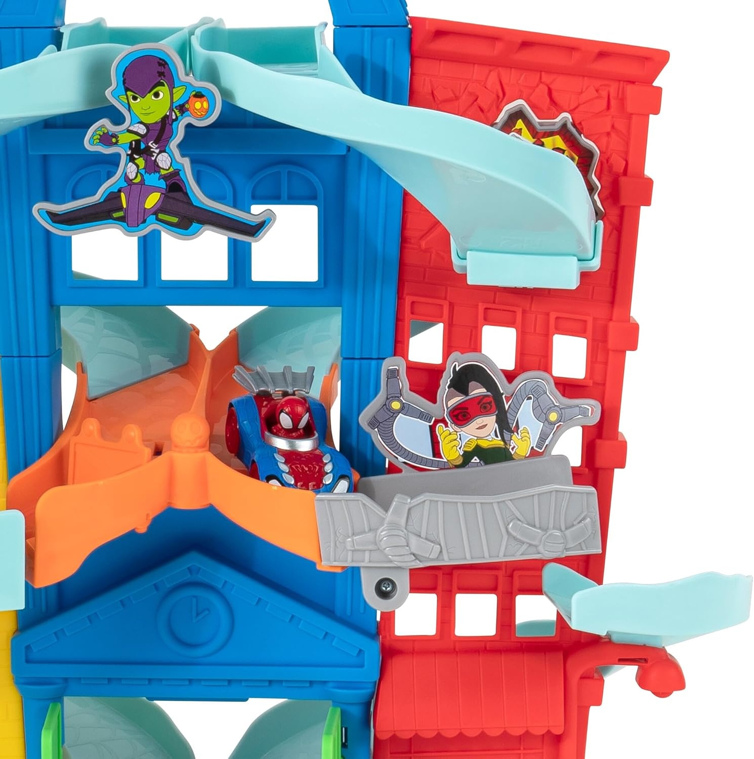image:imageMarvel Spidey and His Amazing Friends City Track Set 24Inch Set with Two Exclusive 3Inch Vehicles