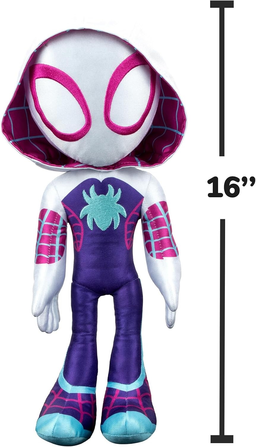 image:imageMarvel Spidey and His Amazing Friends My Friend Hulk Feature Plush 16Inch Talking Plush with 16 Unique Phrases16 Inch Ghostspider