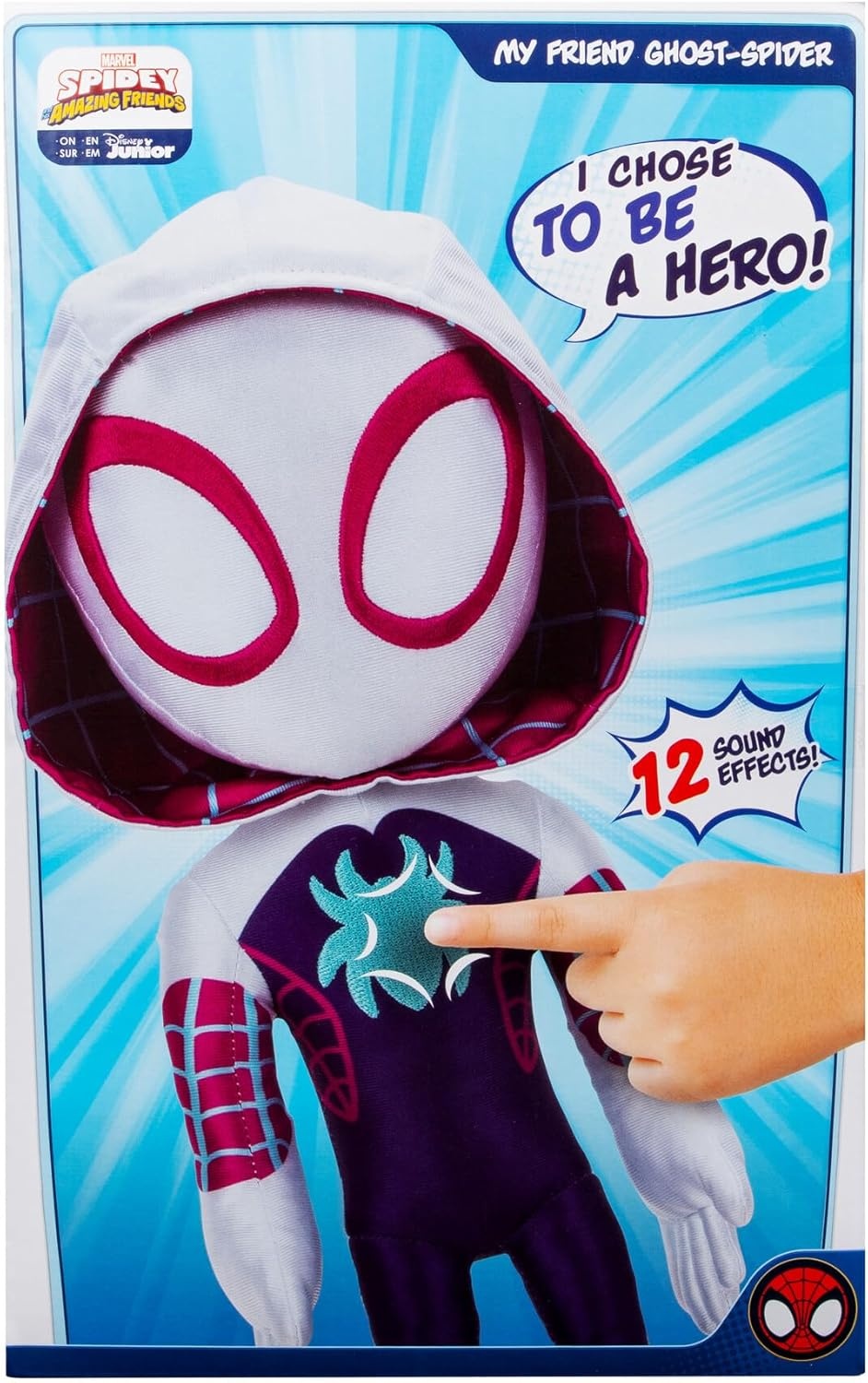 image:imageMarvel Spidey and His Amazing Friends My Friend Hulk Feature Plush 16Inch Talking Plush with 16 Unique Phrases16 Inch Ghostspider