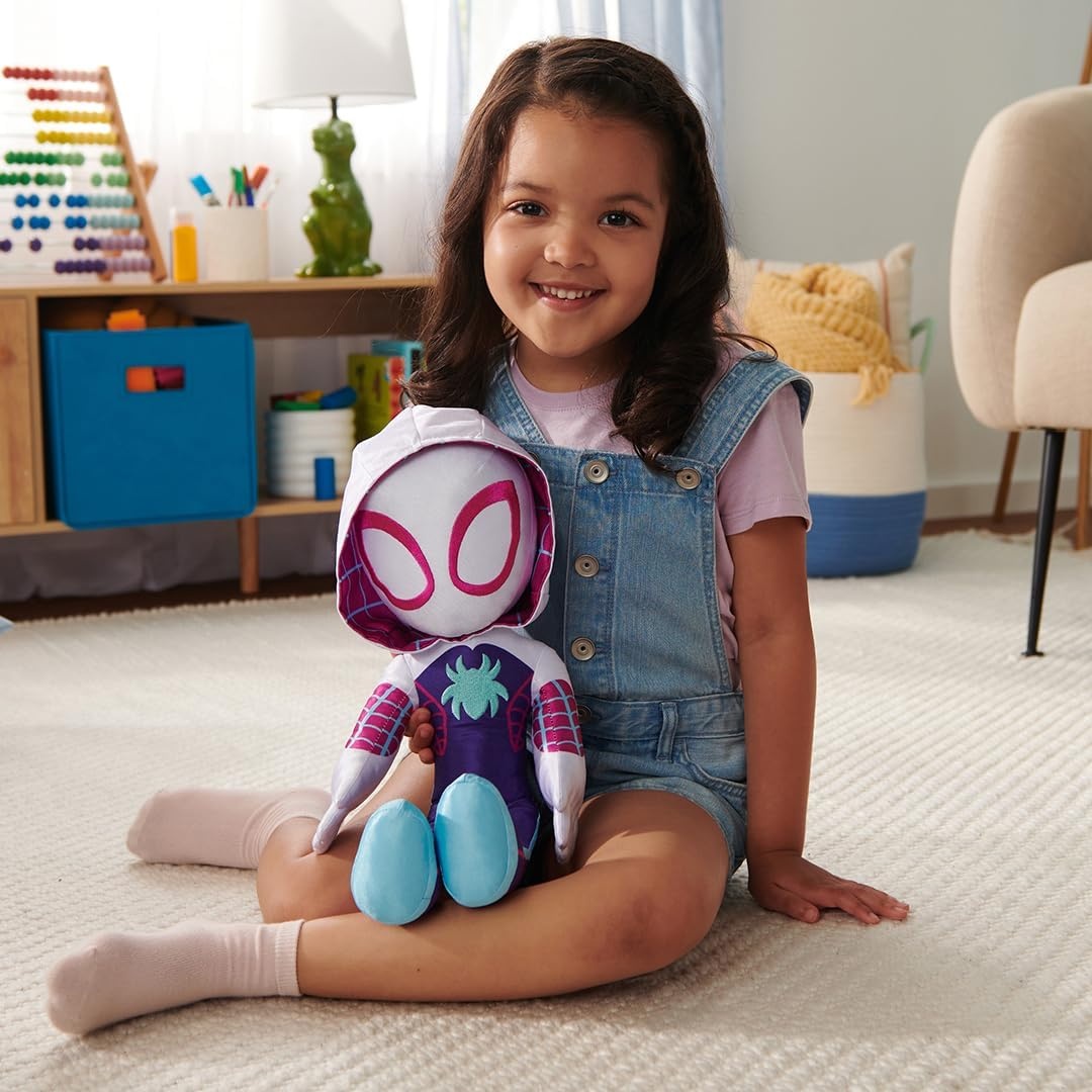 image:imageMarvel Spidey and His Amazing Friends My Friend Hulk Feature Plush 16Inch Talking Plush with 16 Unique Phrases16 Inch Ghostspider