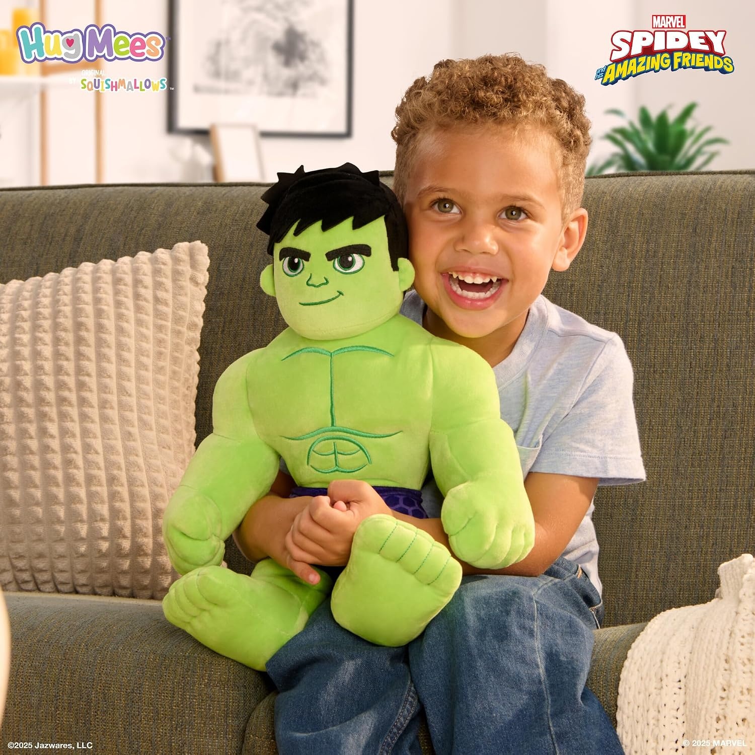 image:imageMarvel Spidey and His Amazing Friends My Friend Hulk Feature Plush 16Inch Talking Plush with 16 Unique Phrases16 Inch Hulk
