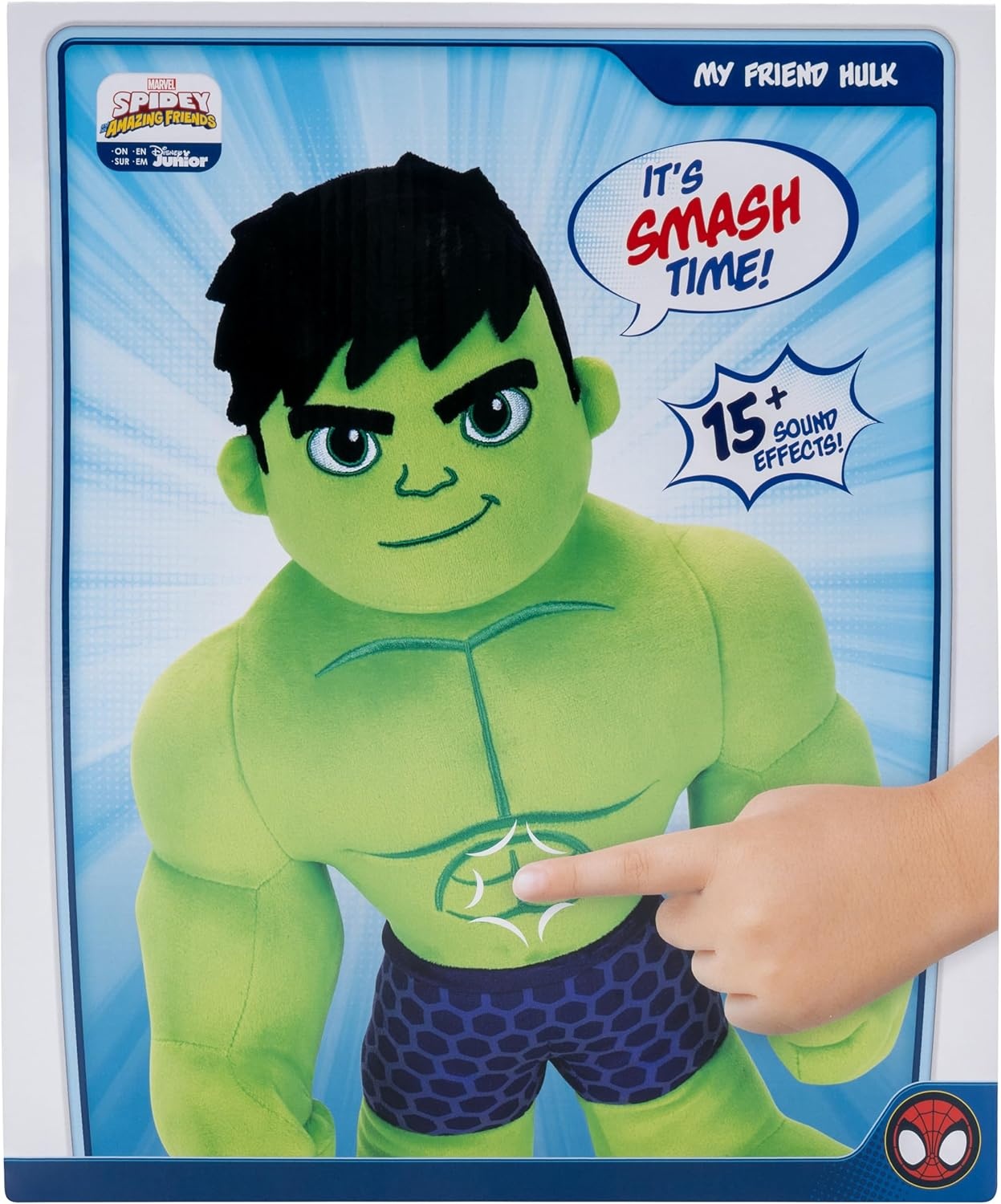 image:imageMarvel Spidey and His Amazing Friends My Friend Hulk Feature Plush 16Inch Talking Plush with 16 Unique Phrases16 Inch Hulk