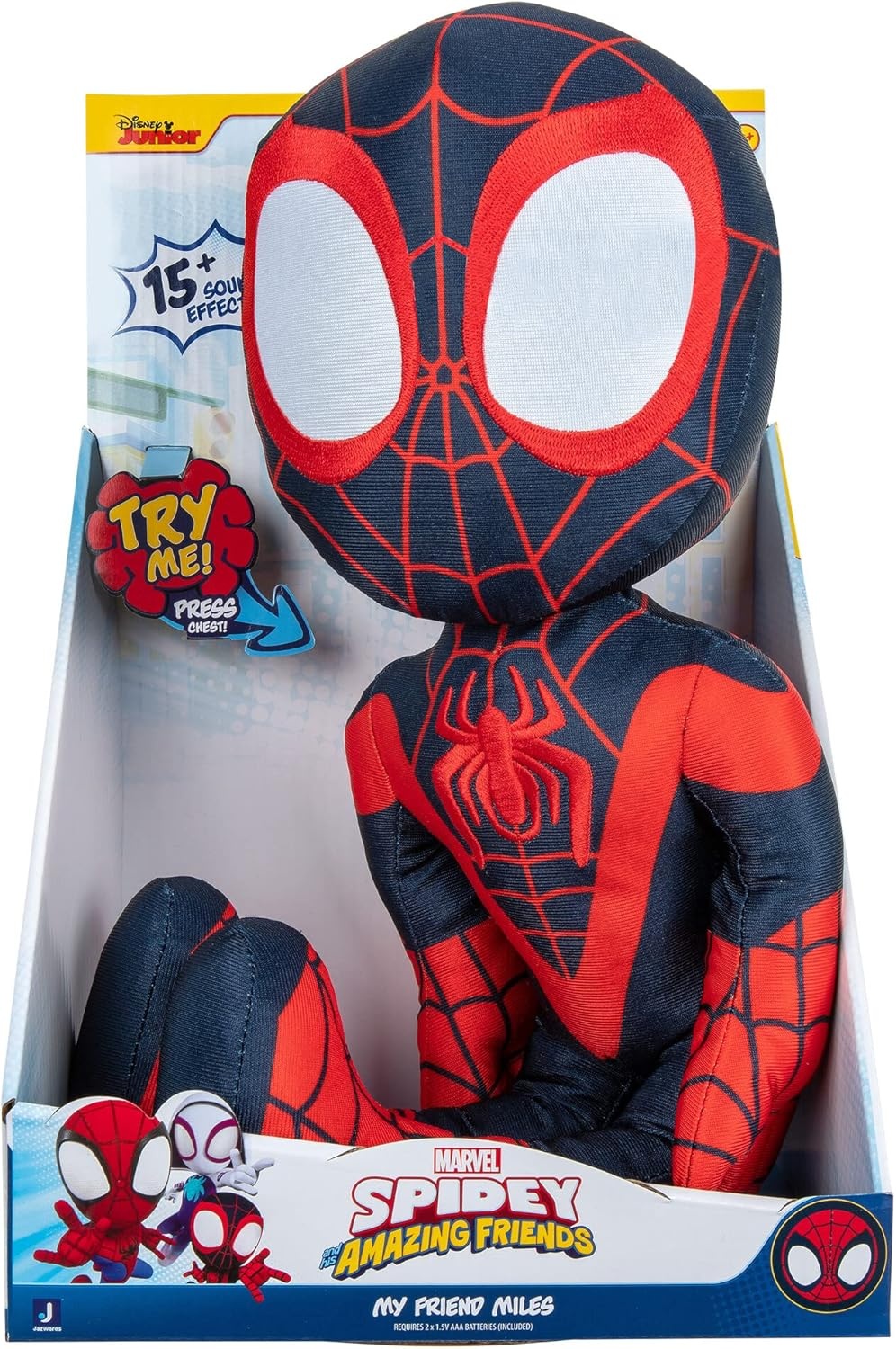 image:imageMarvel Spidey and His Amazing Friends My Friend Hulk Feature Plush 16Inch Talking Plush with 16 Unique Phrases16 Inch Miles Morales
