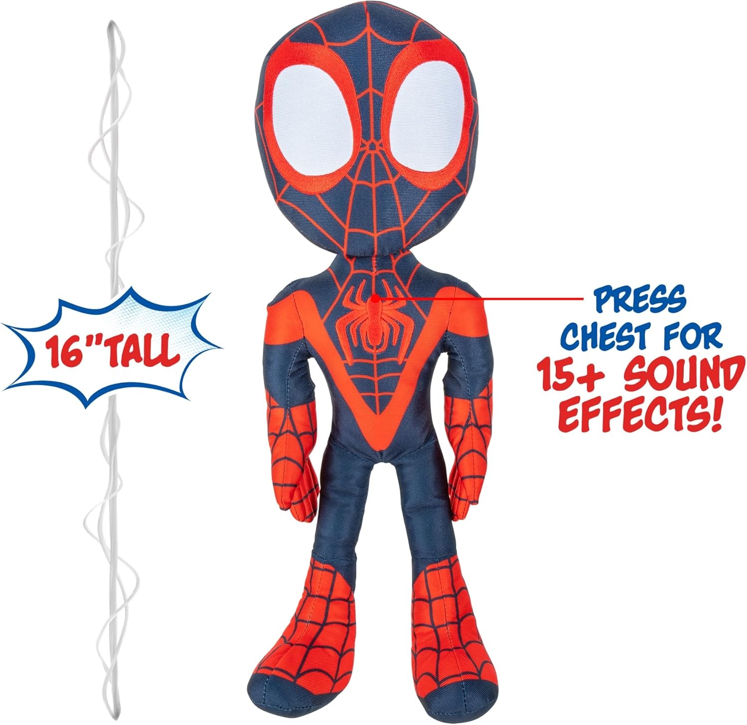 image:imageMarvel Spidey and His Amazing Friends My Friend Hulk Feature Plush 16Inch Talking Plush with 16 Unique Phrases16 Inch Miles Morales