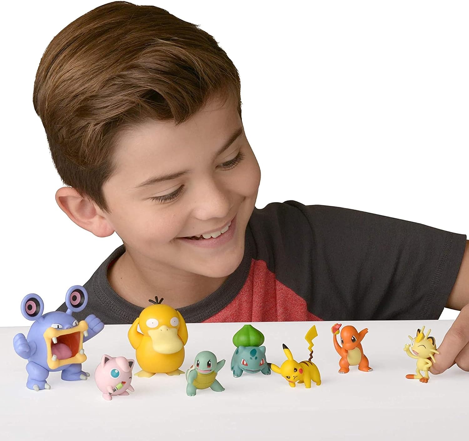image:imagePokemon Battle Figure 8 Pack Six 2Inch and Two 3Inch Battle Ready Figures including Pikachu