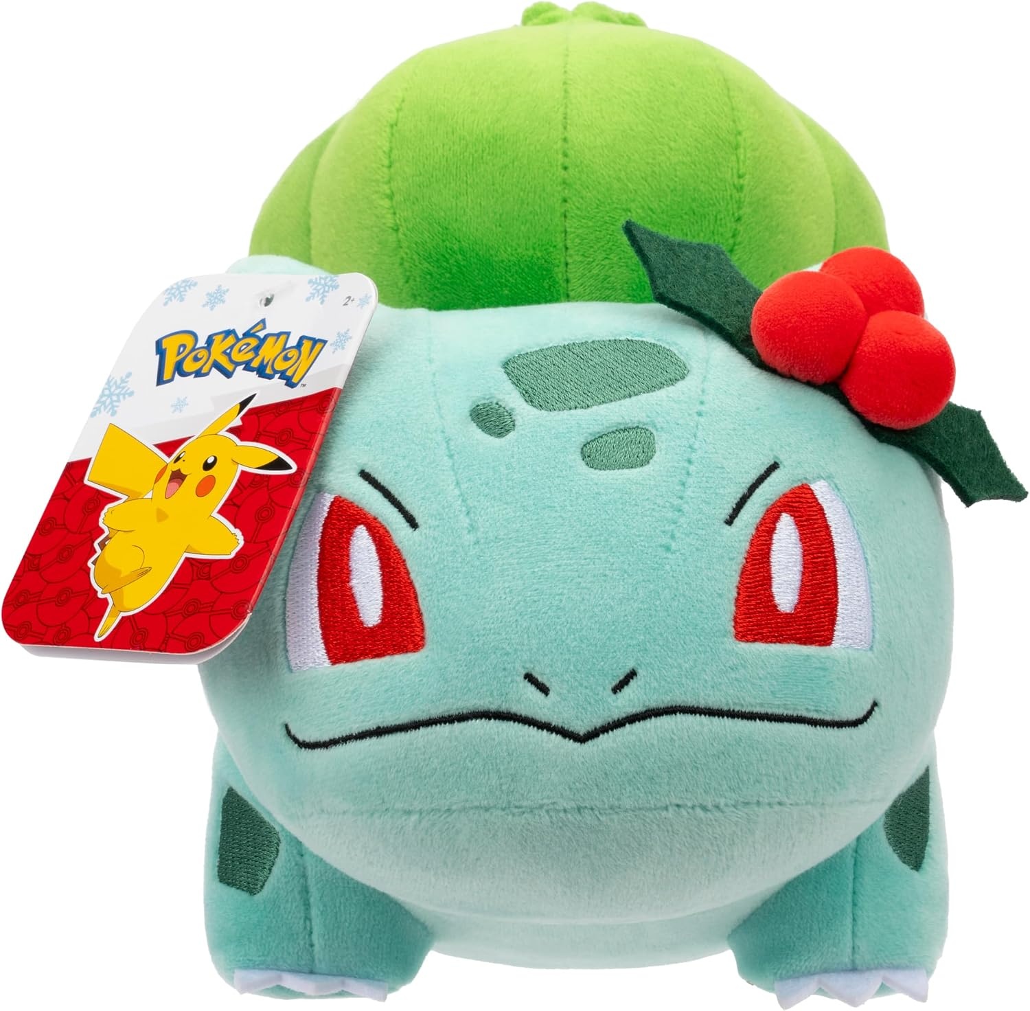 image:imagePokemon Bulbasaur Plush with Holly 8Inch Holiday Bulbasaur Plush with Unique AccessoryBulbasaur