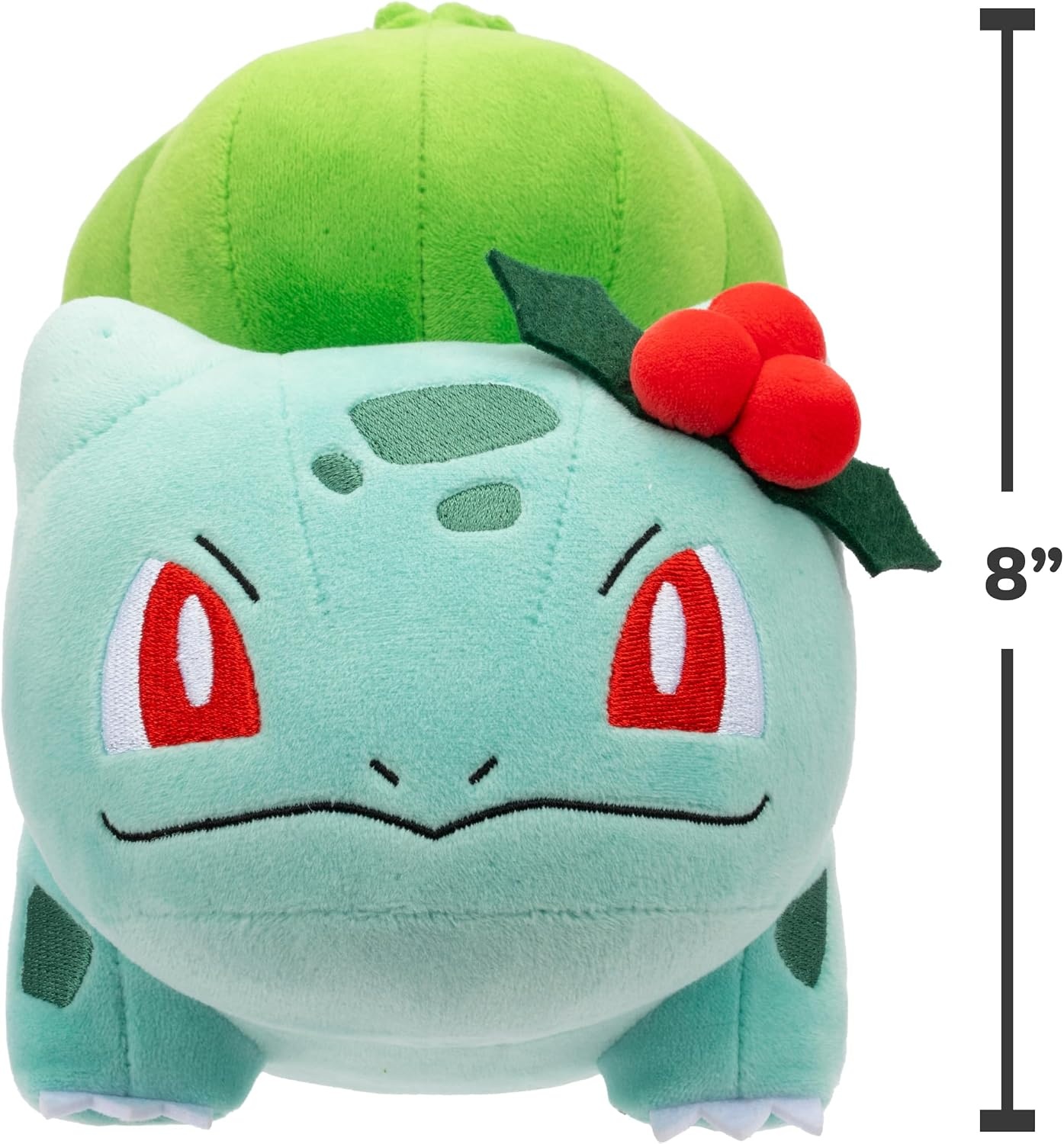 image:imagePokemon Bulbasaur Plush with Holly 8Inch Holiday Bulbasaur Plush with Unique AccessoryBulbasaur