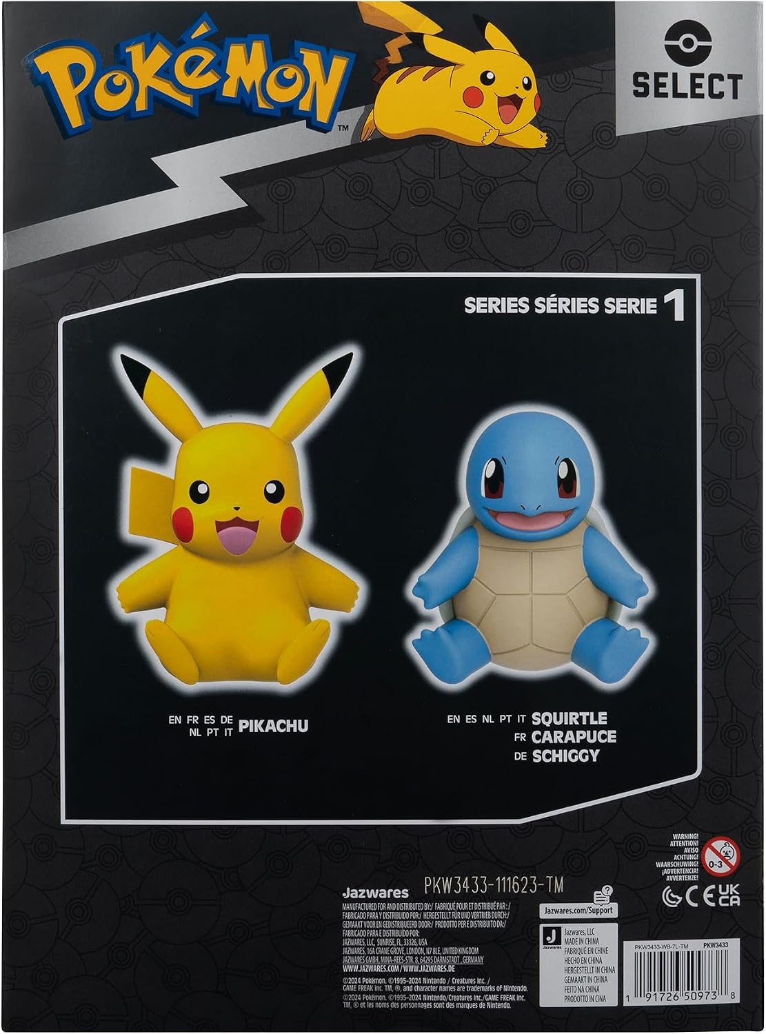 image:imagePokemon Bulbasaur Select Vinyl Figure 8Inch Figure Made from VinylPikachu