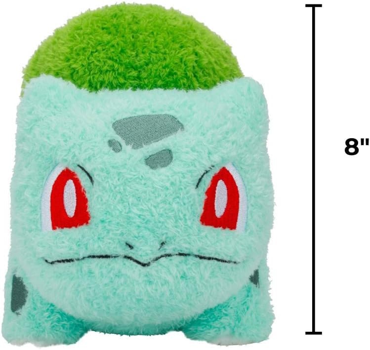 image:imagePokemon Cuddly Pikachu Plush 8Inch Soft Shaggy Plush with Authentic DetailsBulbasaur