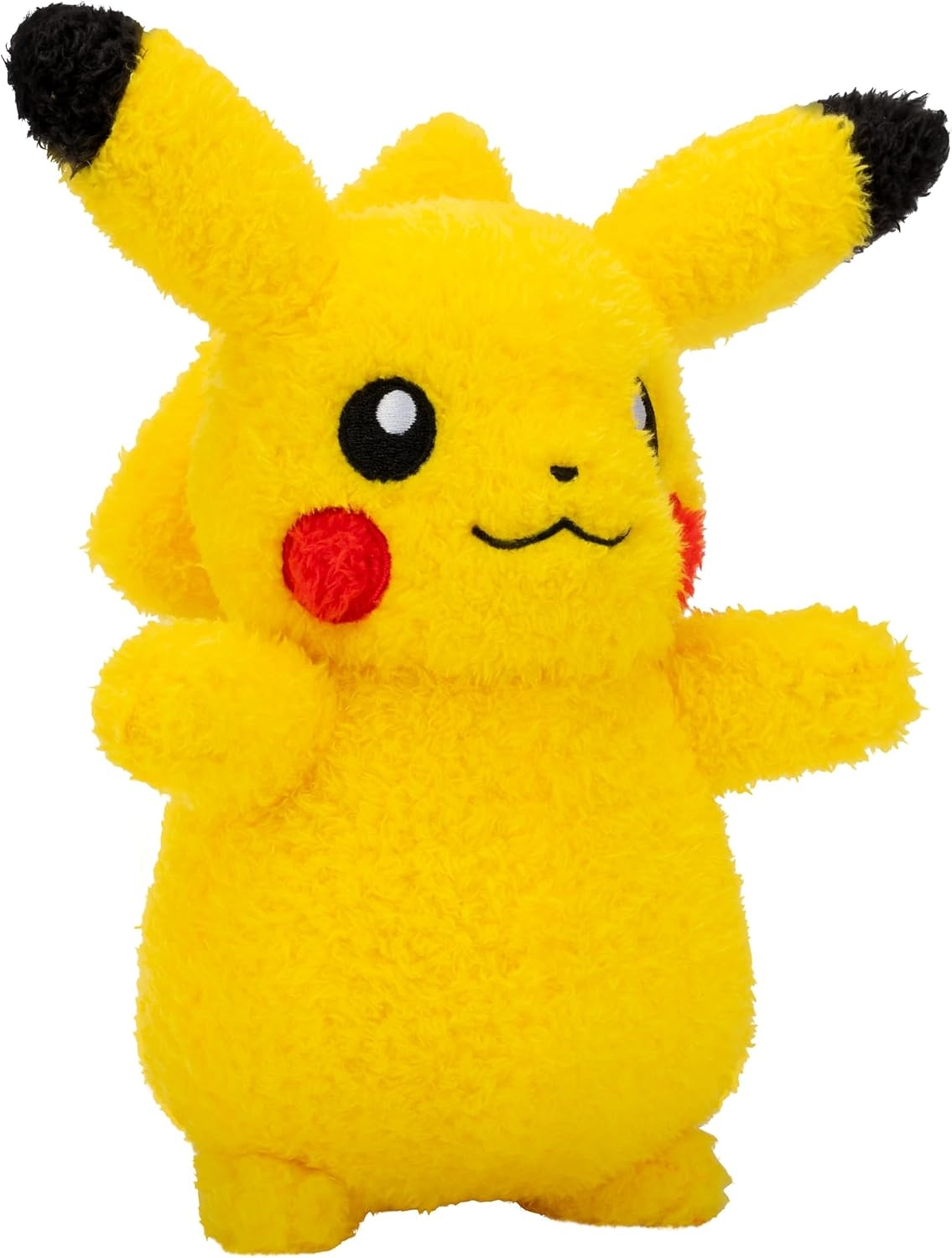 image:imagePokemon Cuddly Pikachu Plush 8Inch Soft Shaggy Plush with Authentic DetailsPikachu
