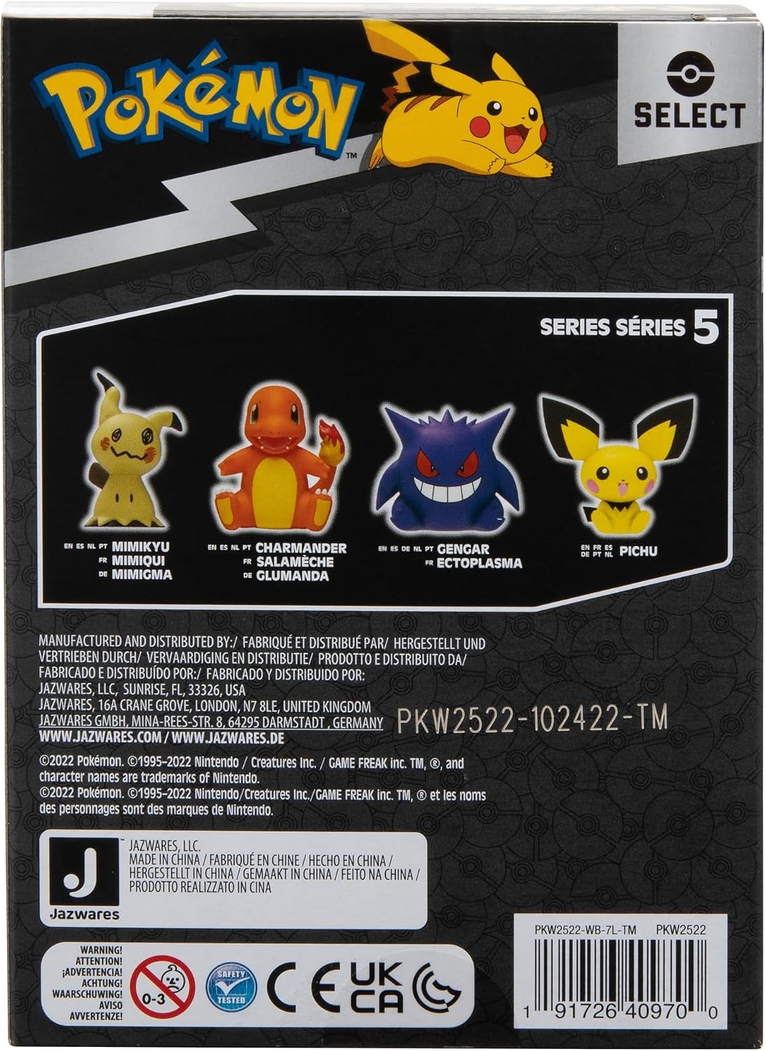 image:imagePokemon Eevee Select Vinyl Figure 4Inch Figure Made from VinylPichu